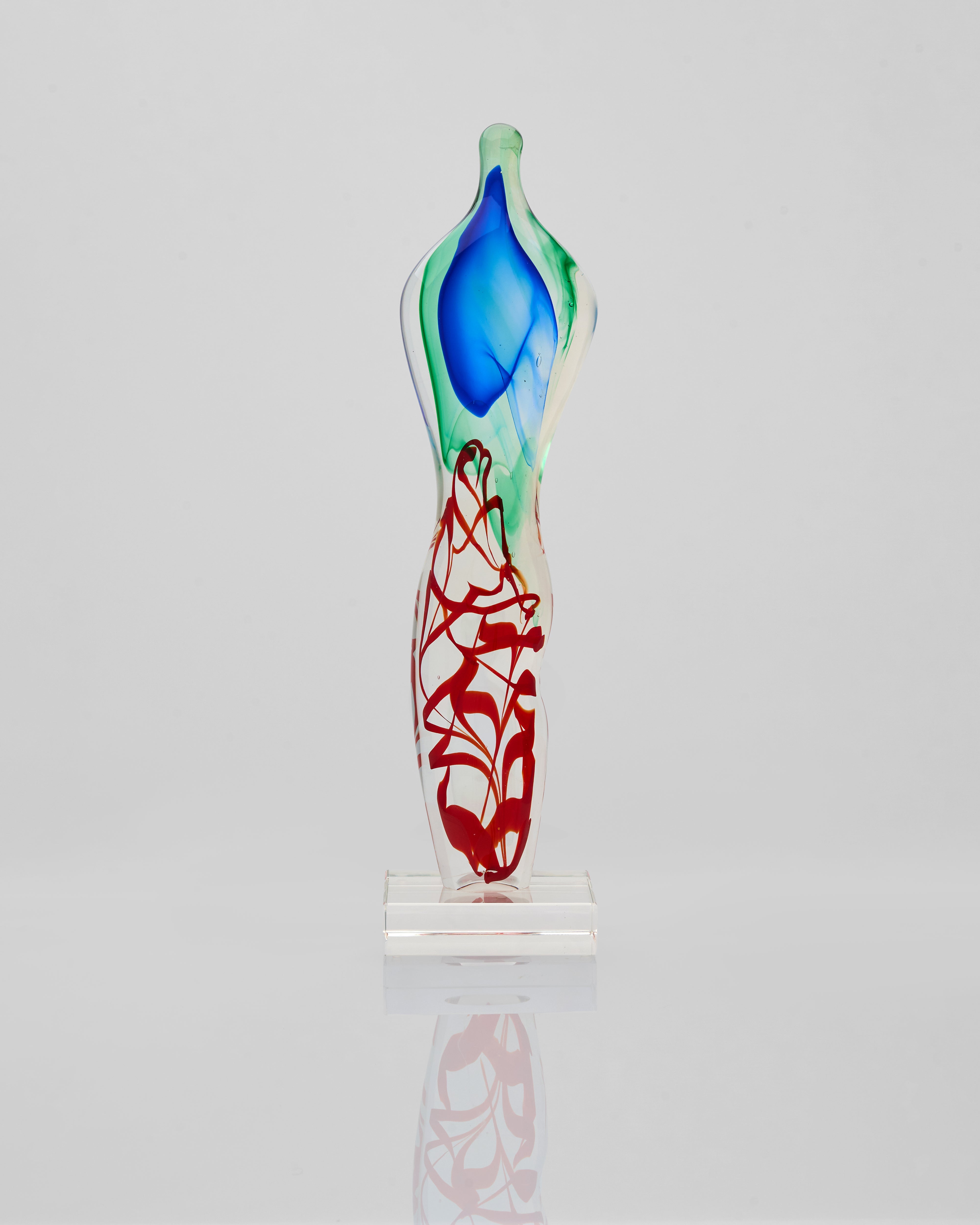 Vivid Essence Hand-Blown Glass Figurine