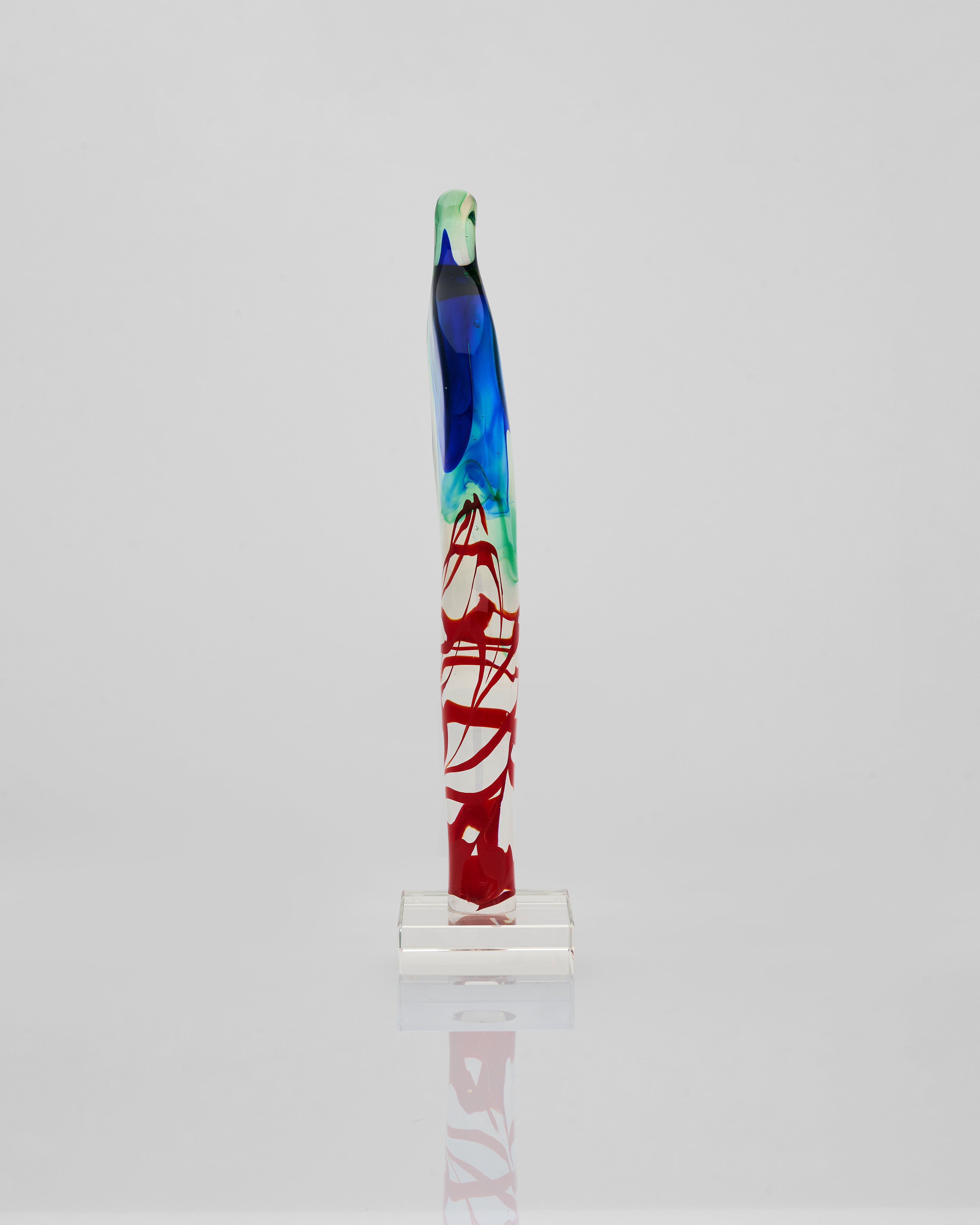 Vivid Essence Hand-Blown Glass Figurine
