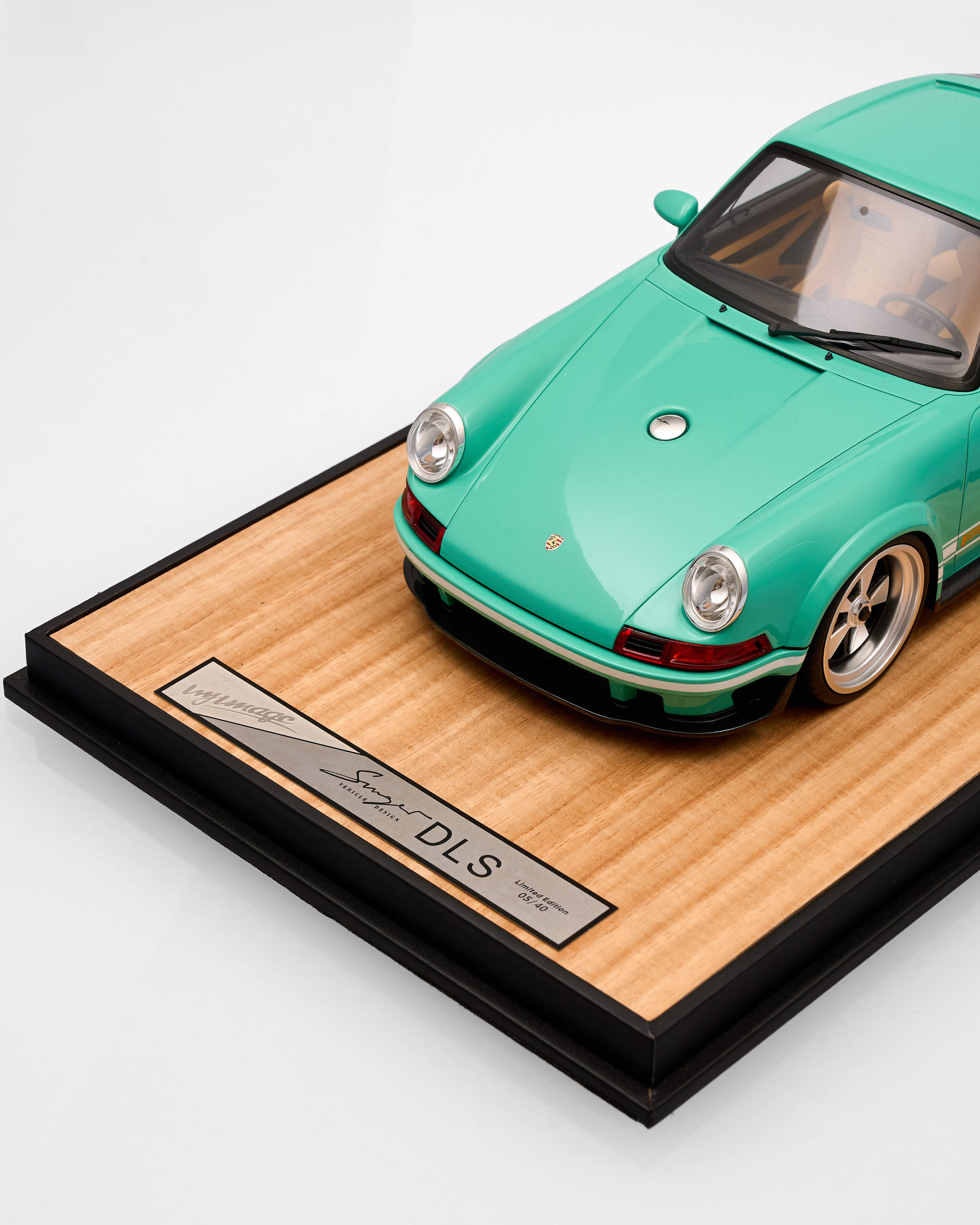 Soft Mint Vinatage Porsche Model Car
