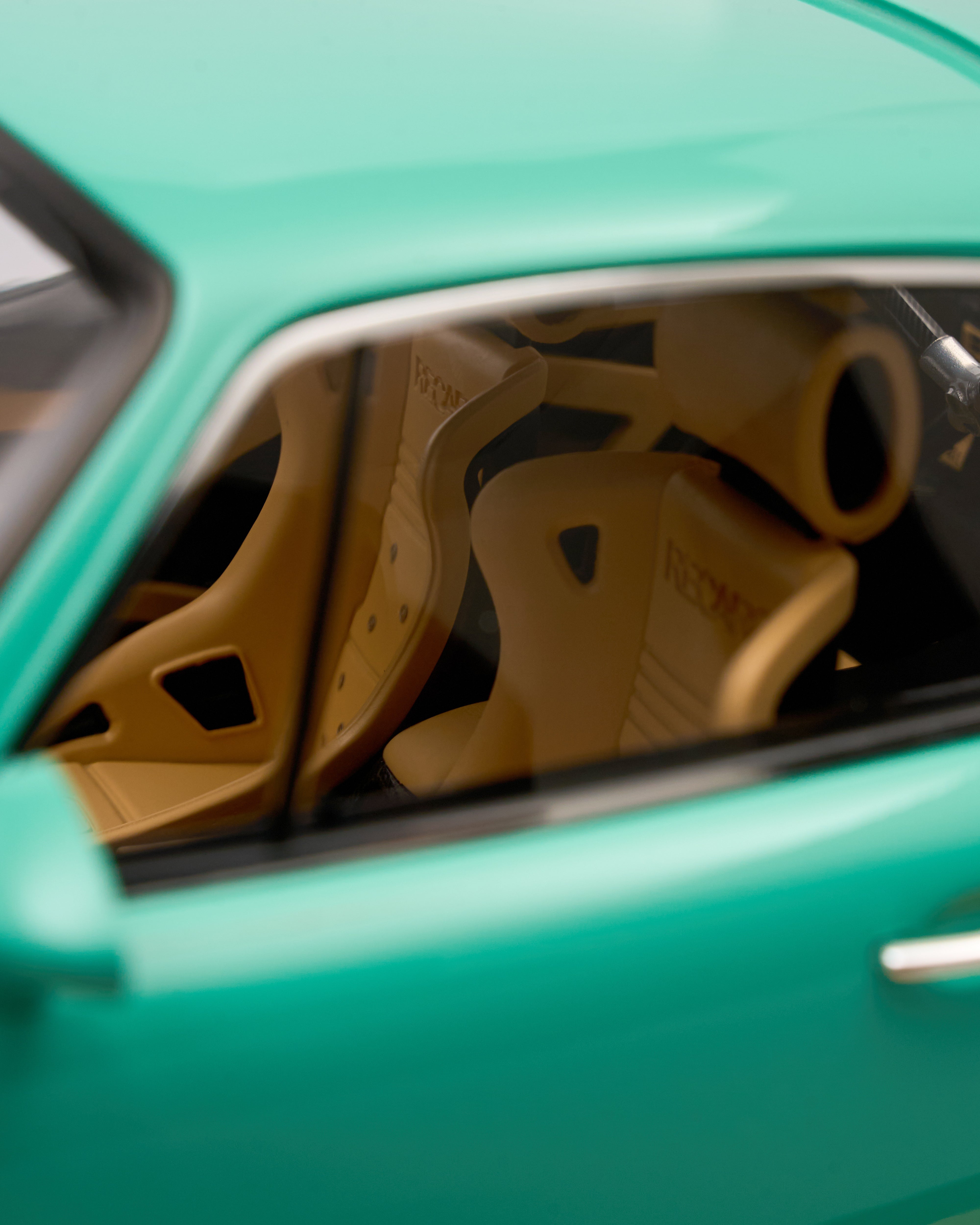 Soft Mint Vinatage Porsche Model Car
