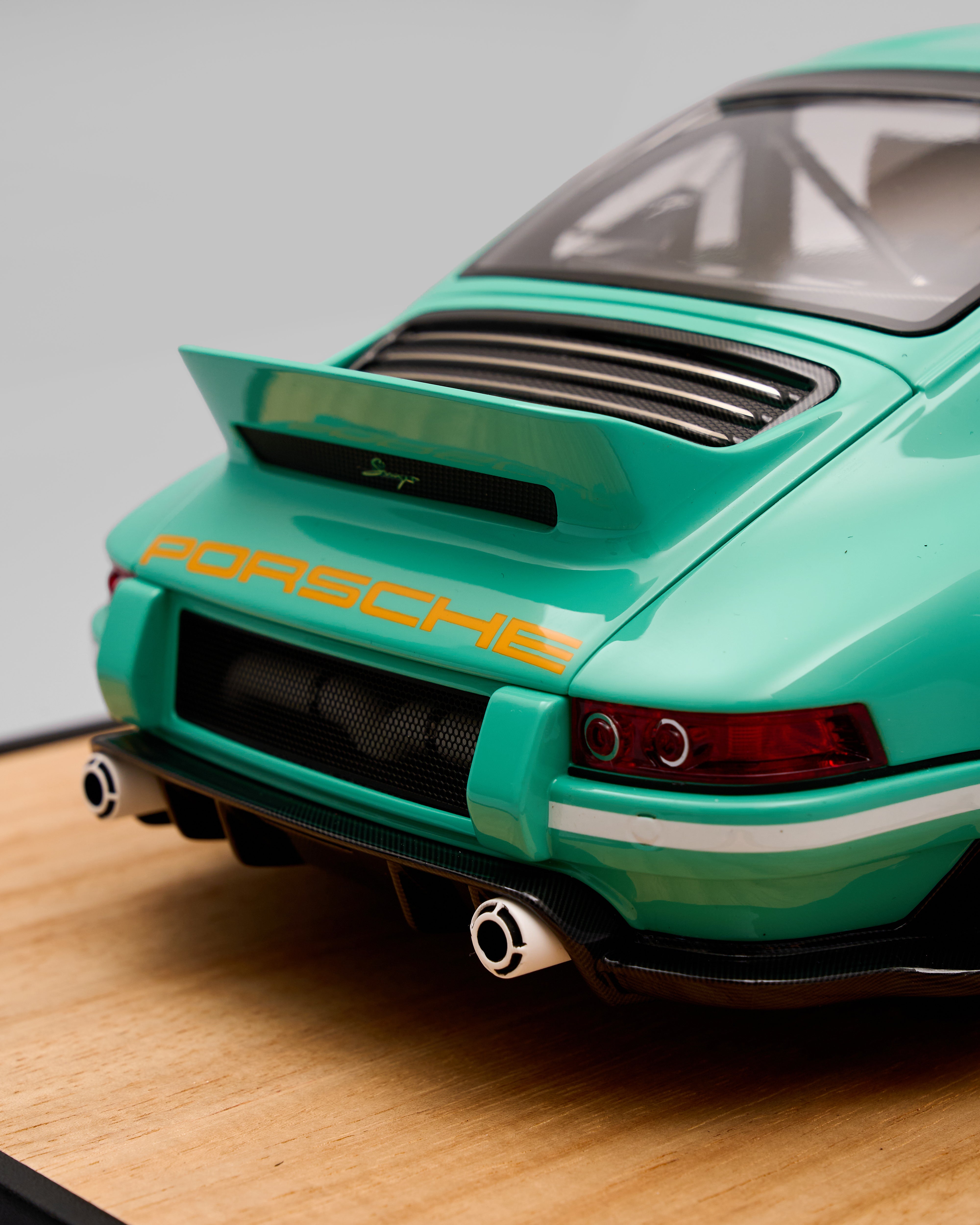 Soft Mint Vinatage Porsche Model Car