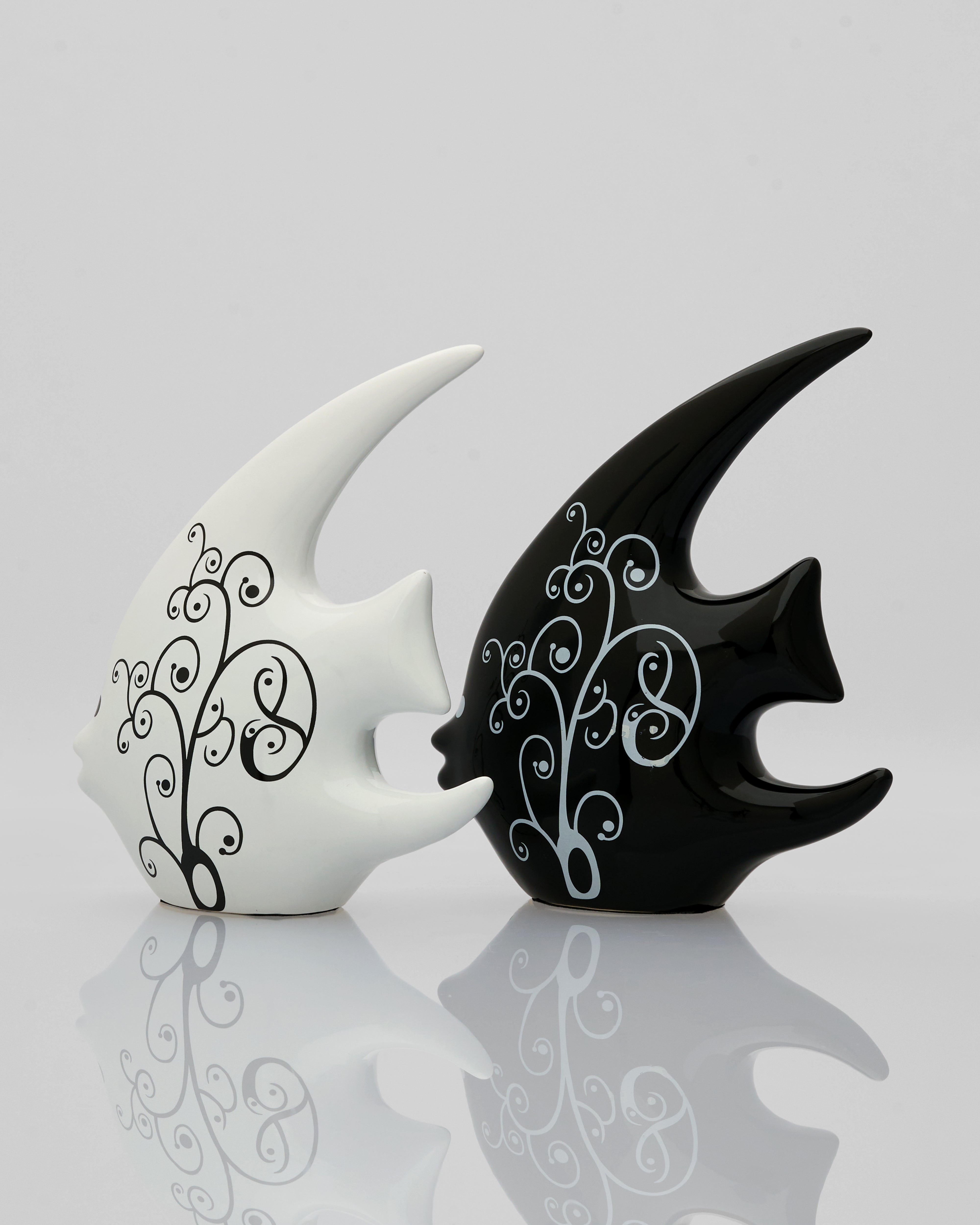 Monochrome Fish Decor