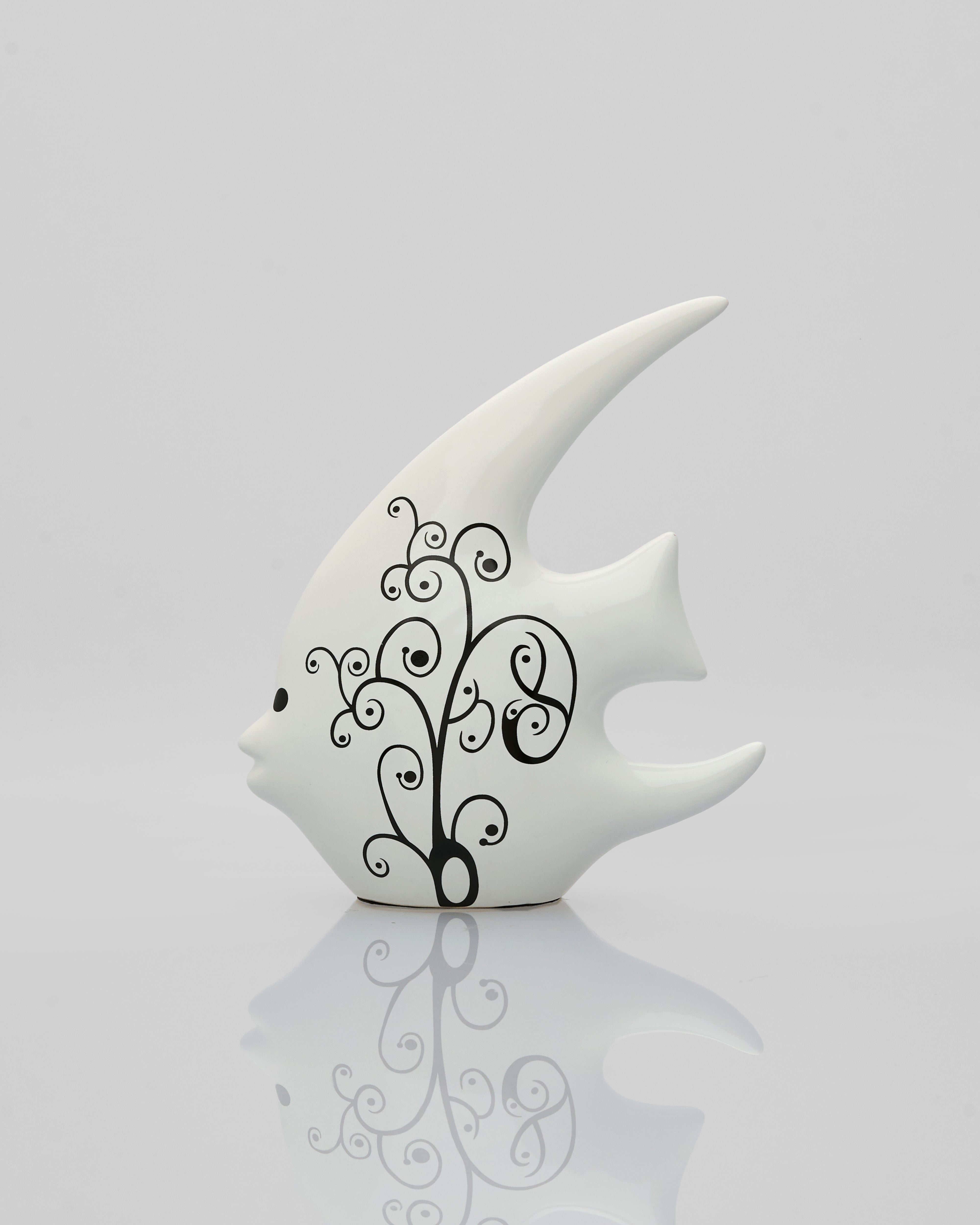 Monochrome Fish Decor