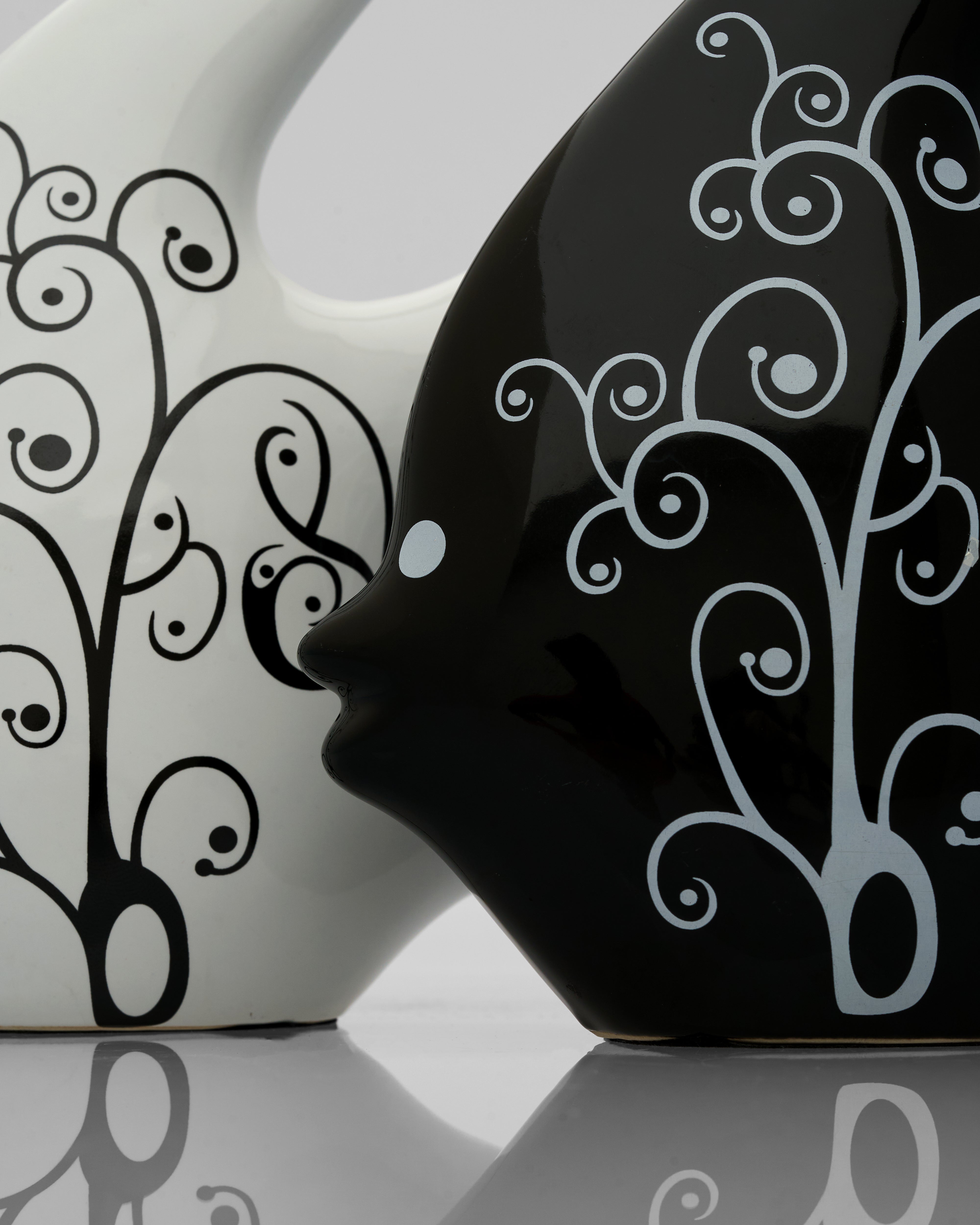 Monochrome Fish Decor