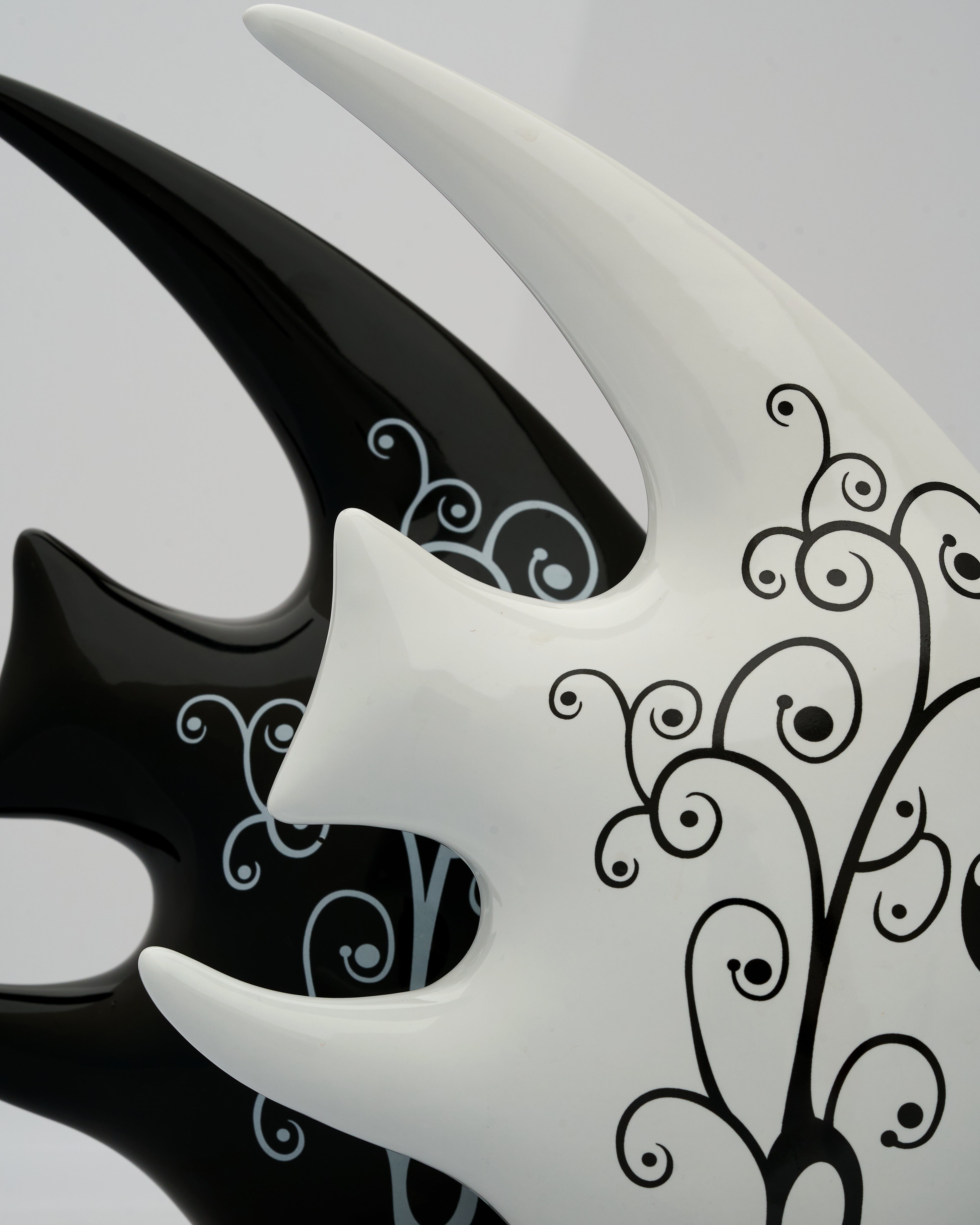 Monochrome Fish Decor