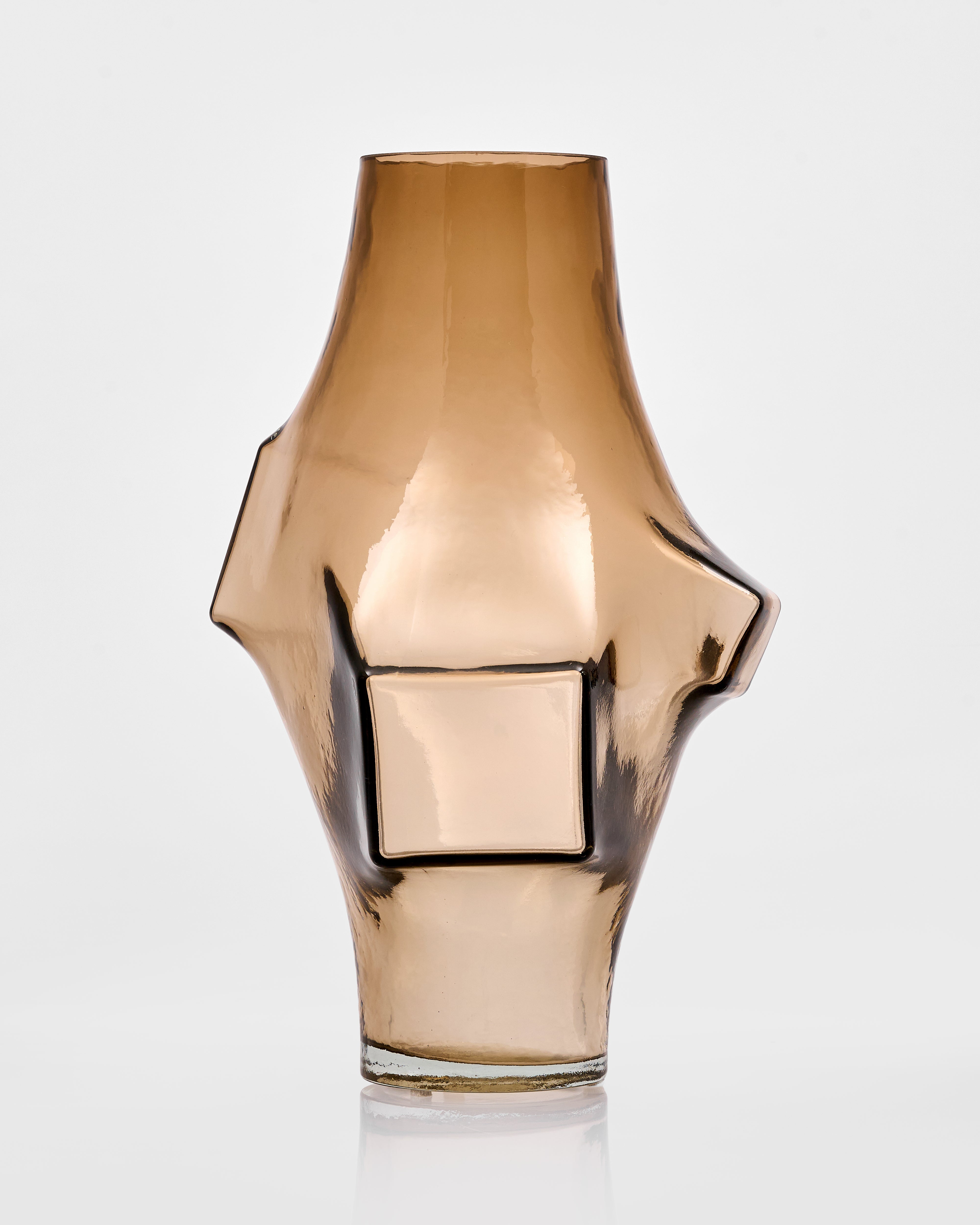 Supra Brown Bulge Vase