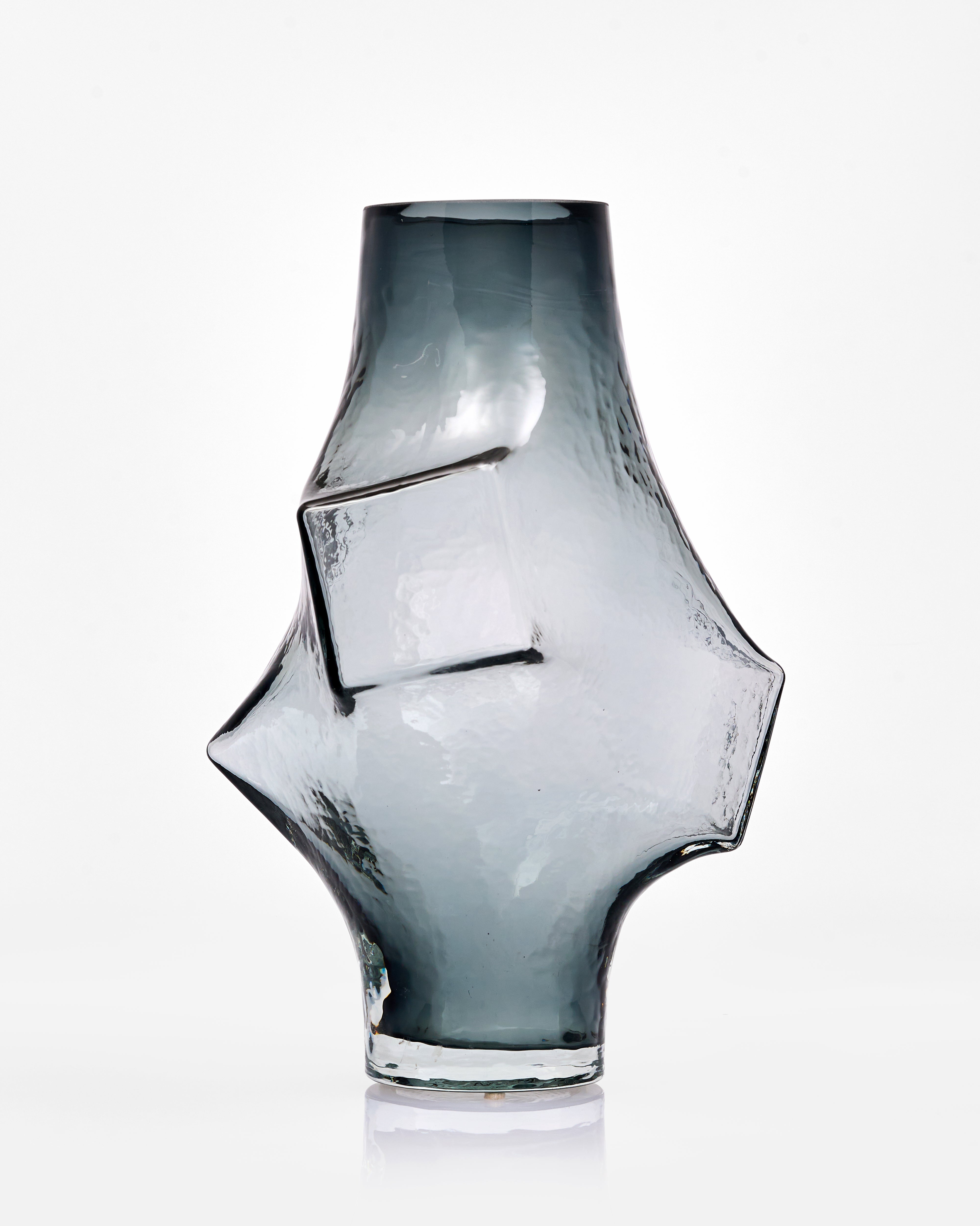 Supra Grey Bulge Vase