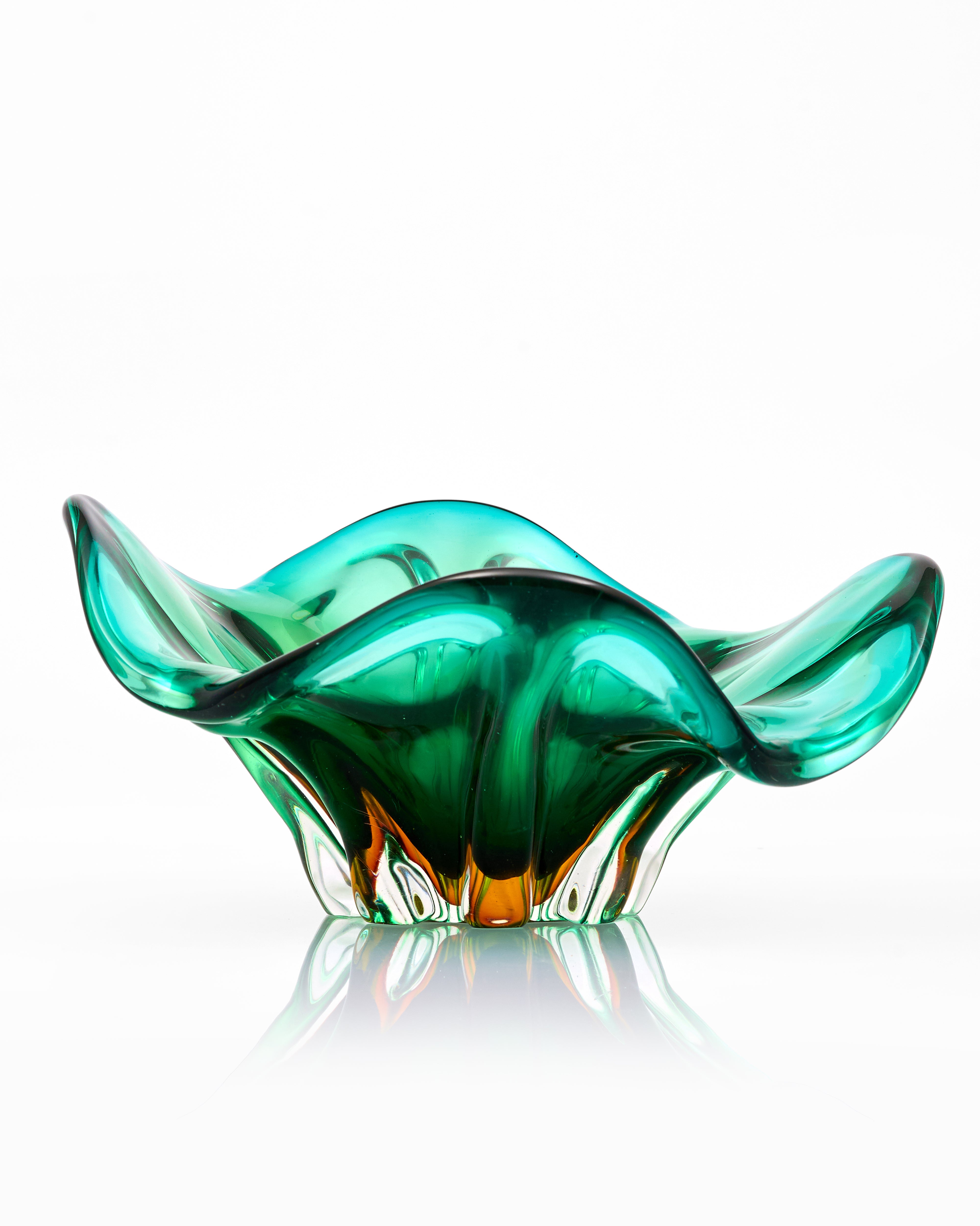 Swirly Green Crystal Decor