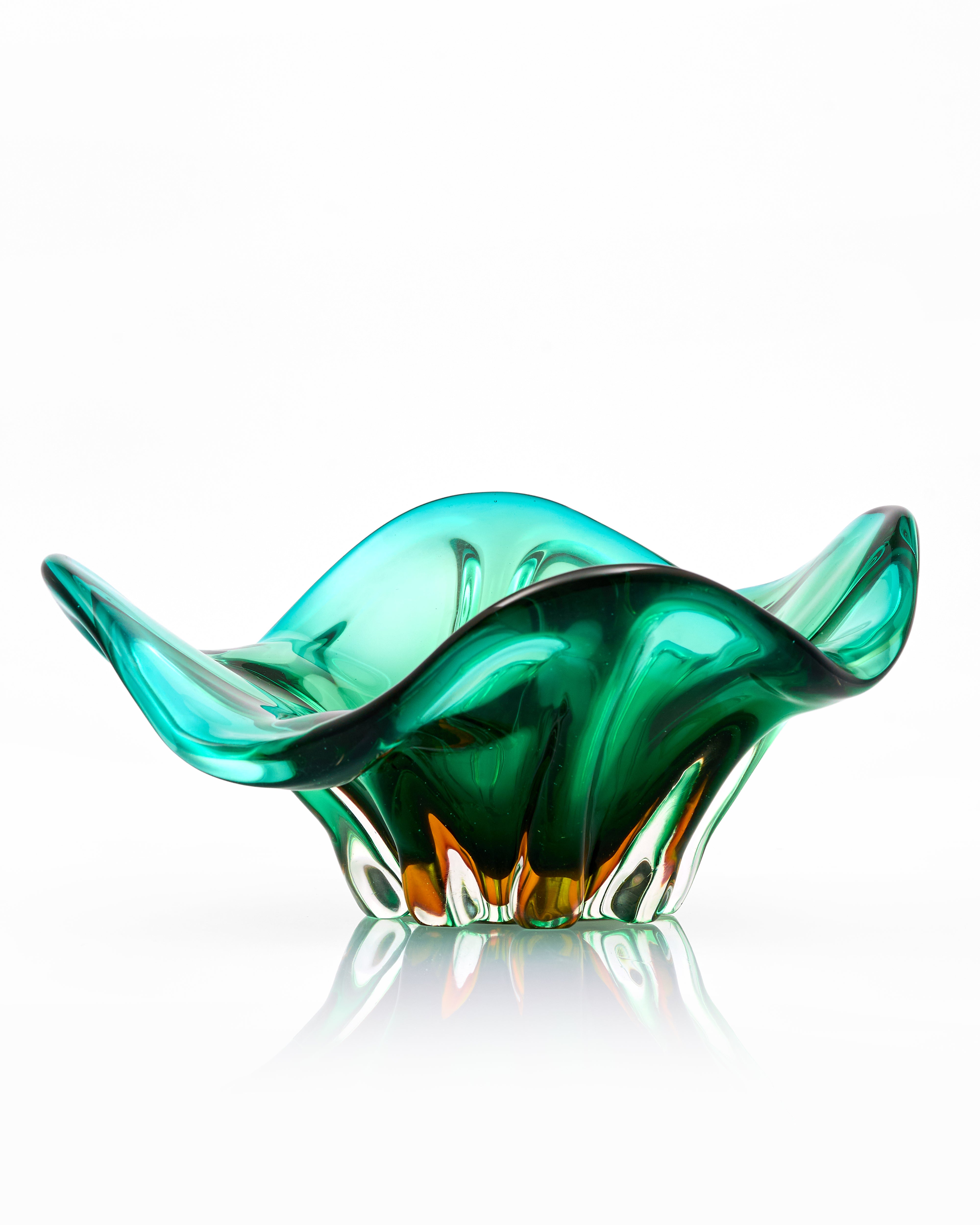 Swirly Green Crystal Decor