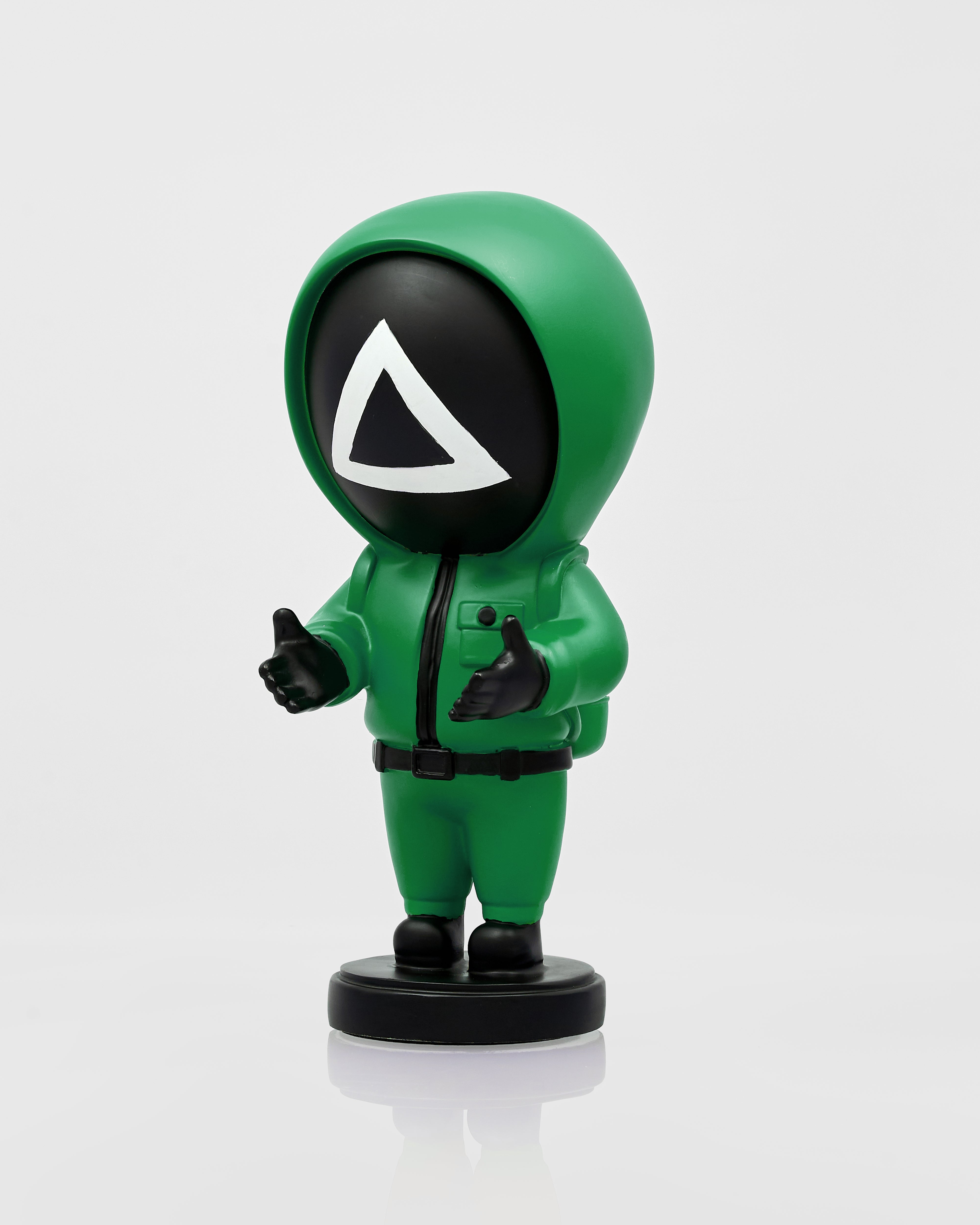 Masked Trio Figurine - Green