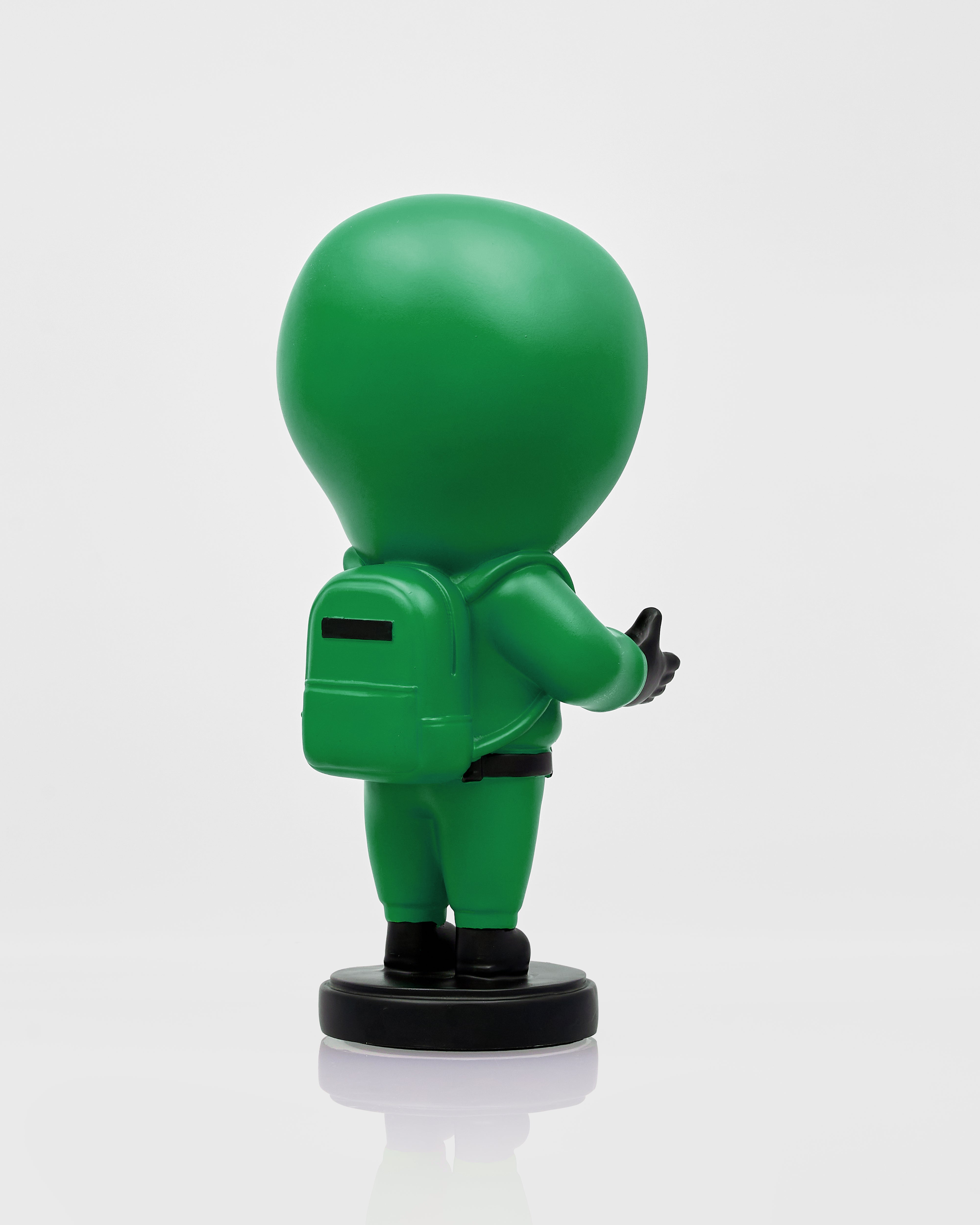 Masked Trio Figurine - Green