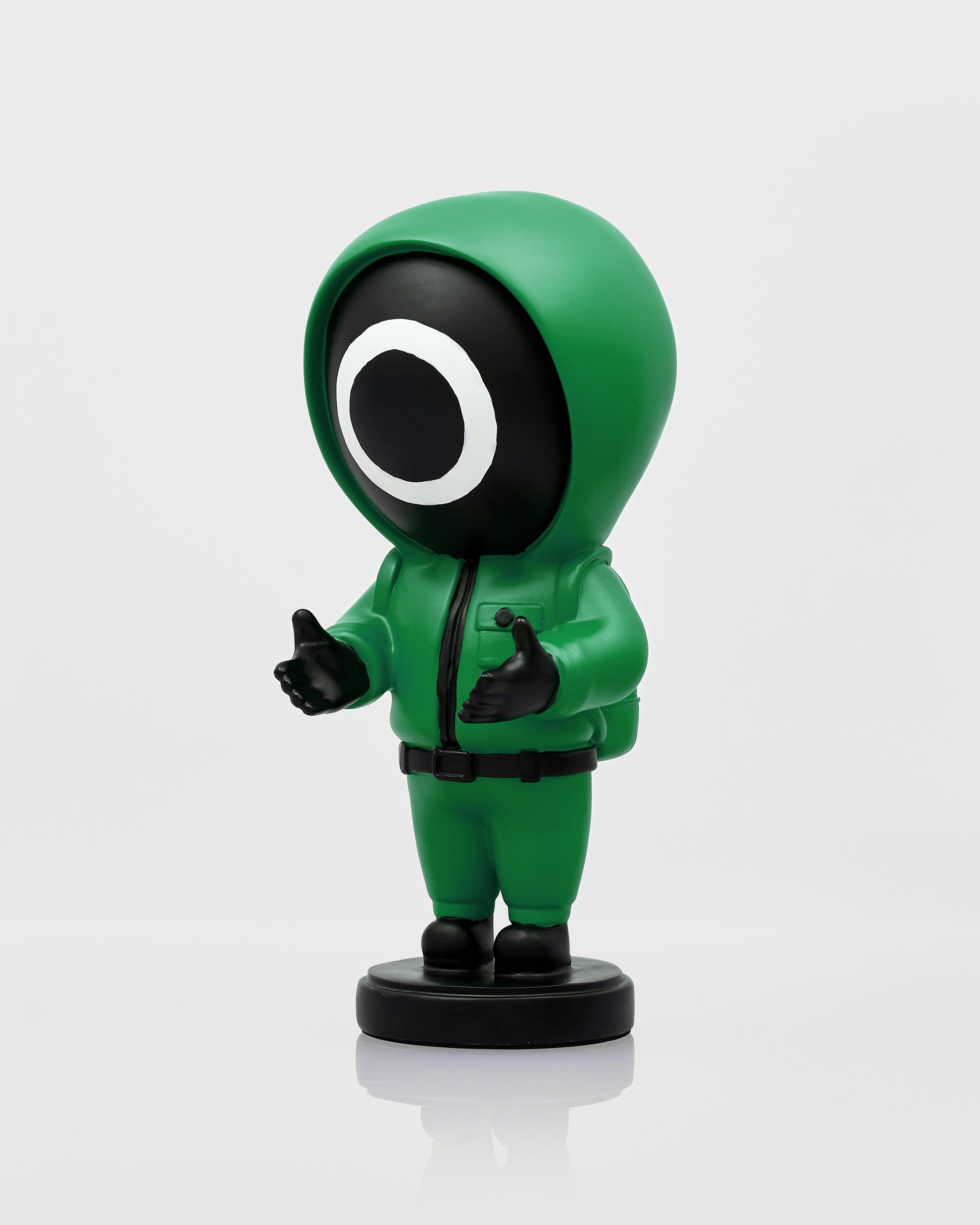 Masked Trio Figurine - Green