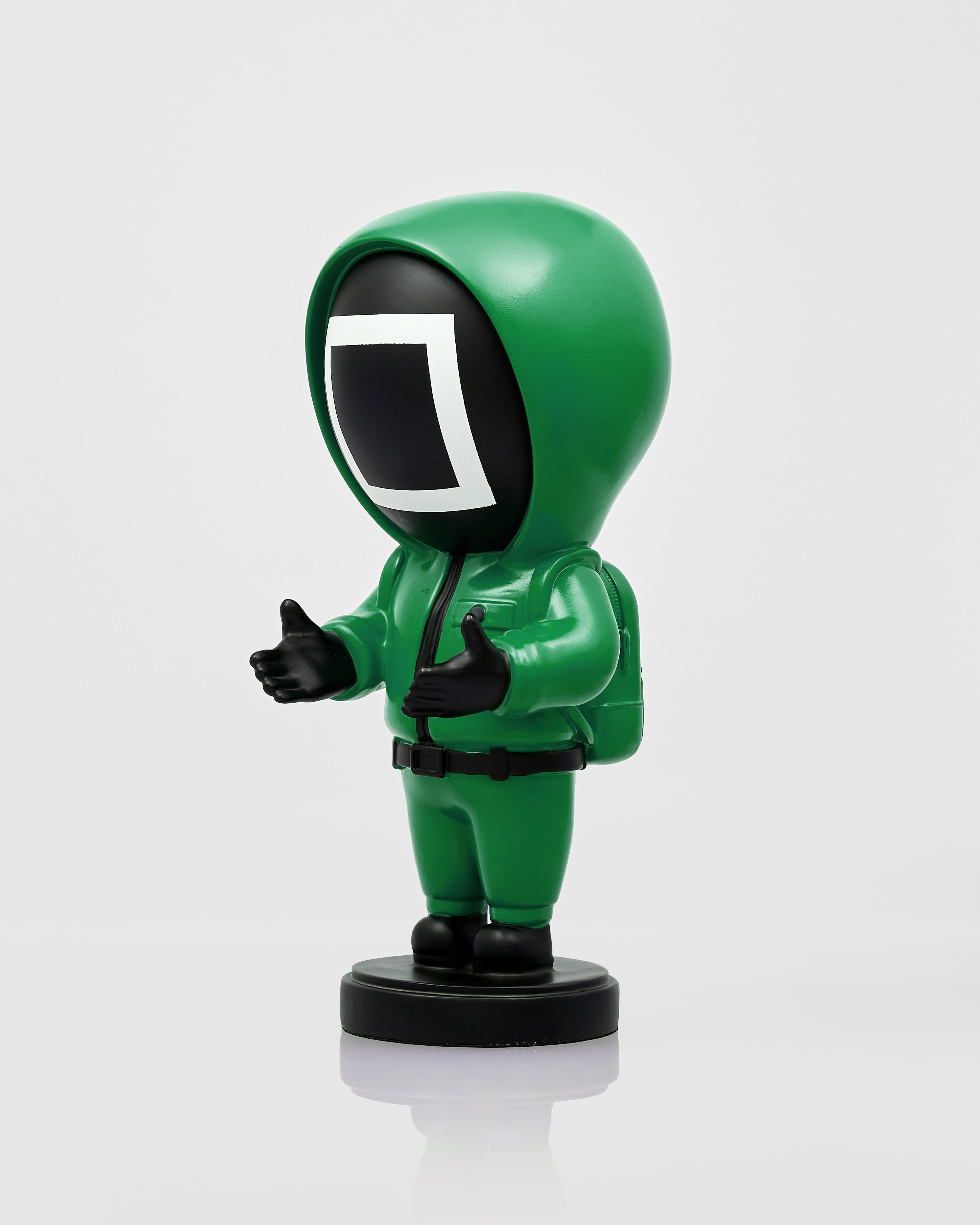 Masked Trio Figurine - Green