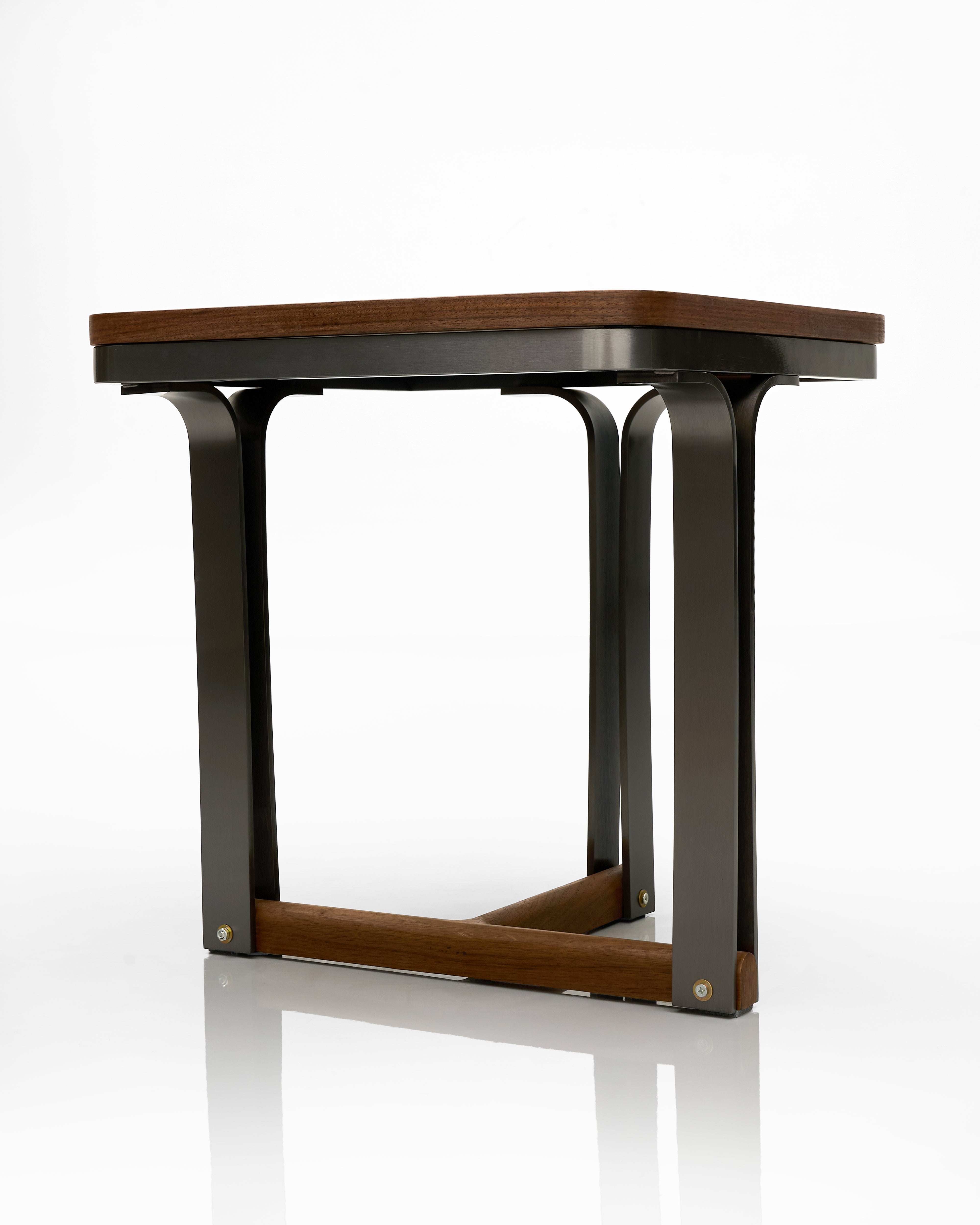Annie Tetra Wood Side Table