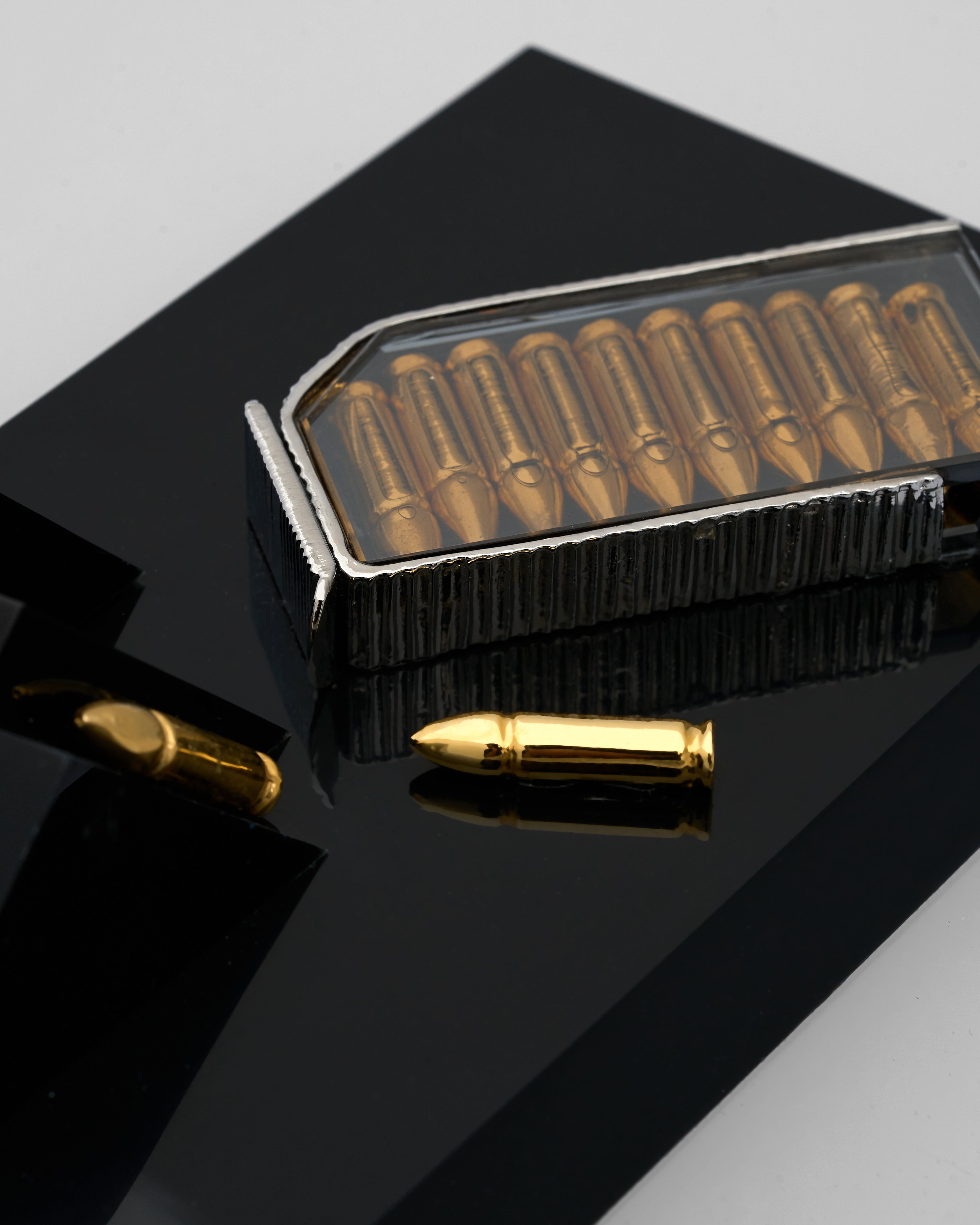 Luxury Clear Crystal Marksman Art Decor