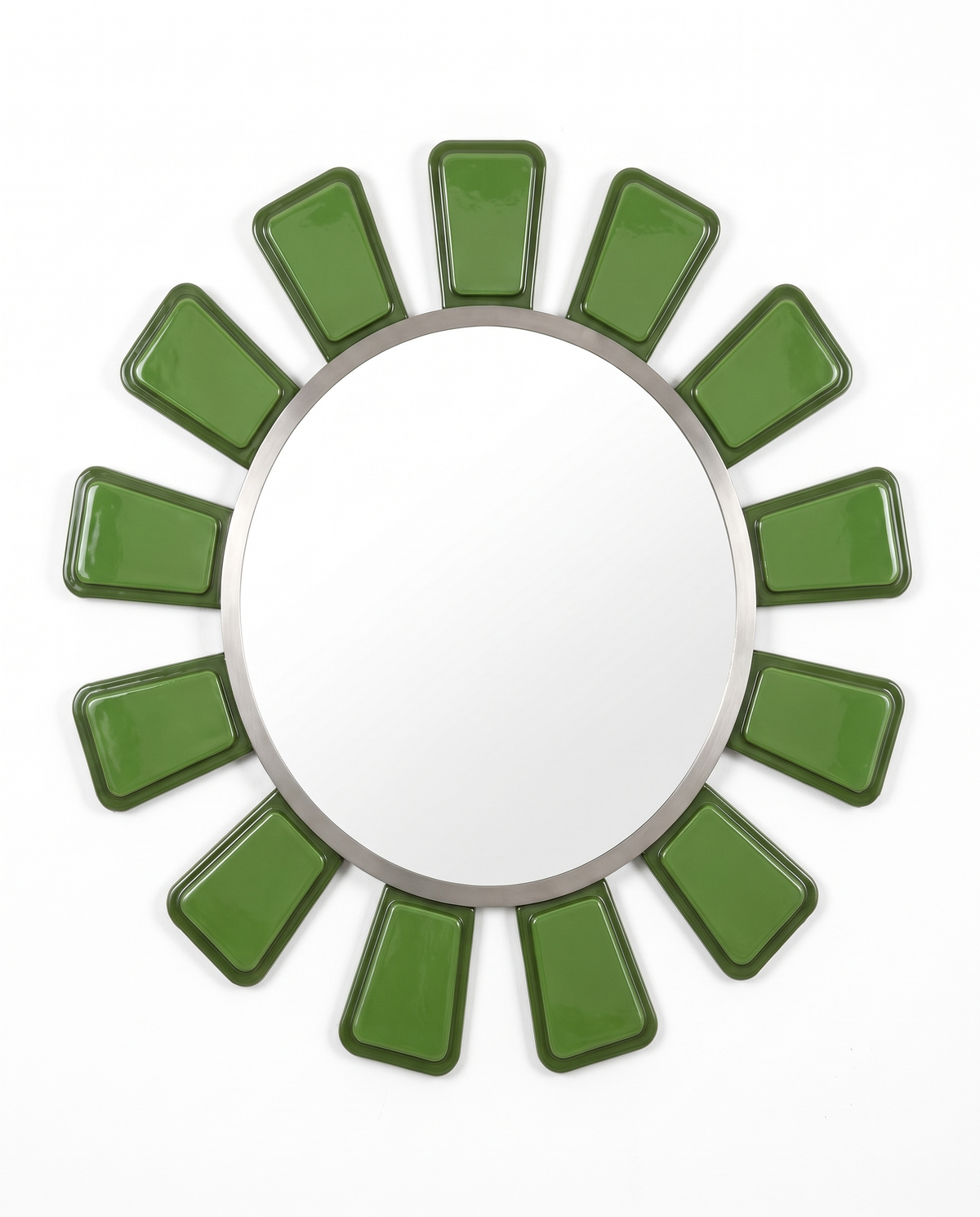 Deco Dahlia Green Mirror