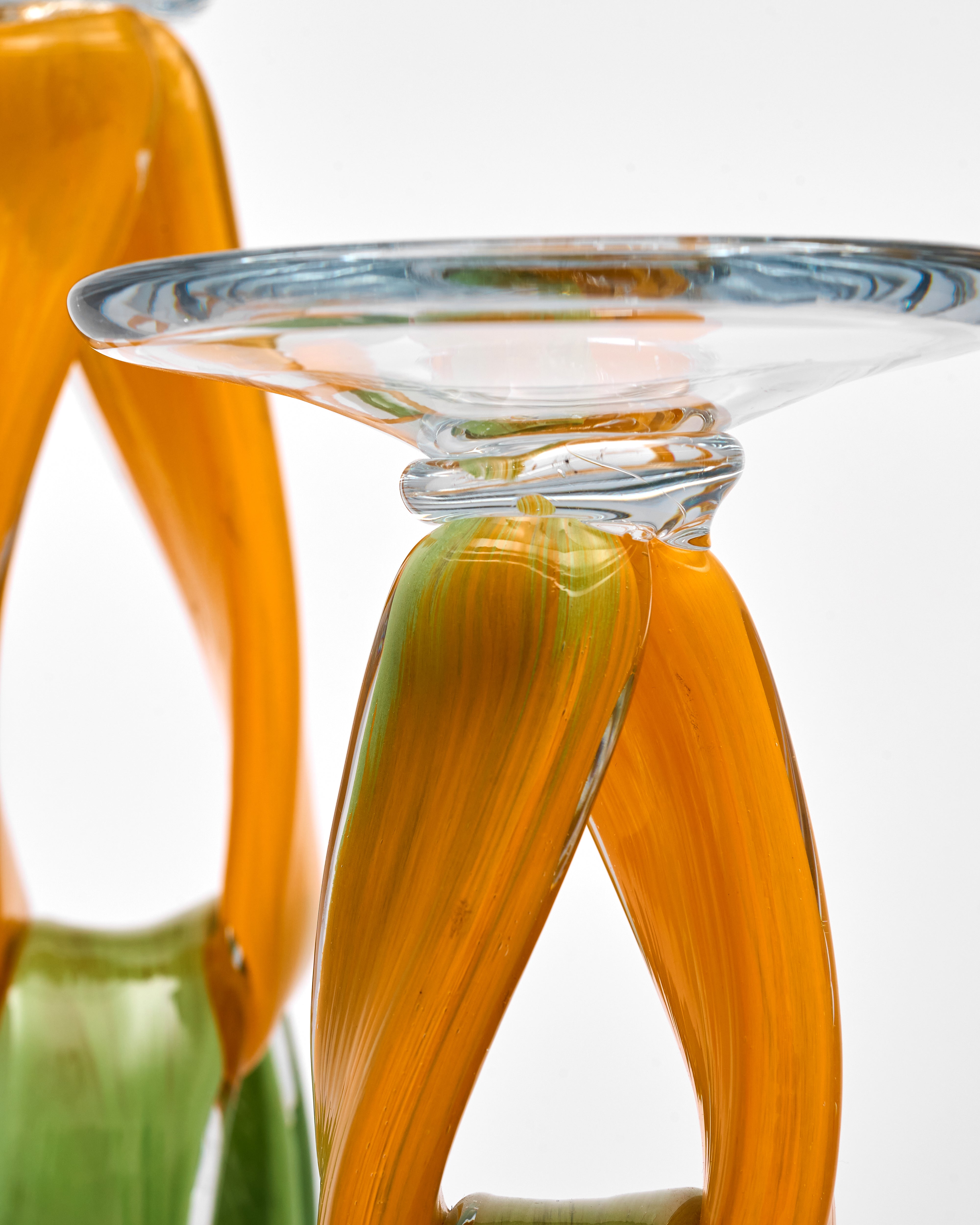 Duala Knot Crystal Candle Holder
