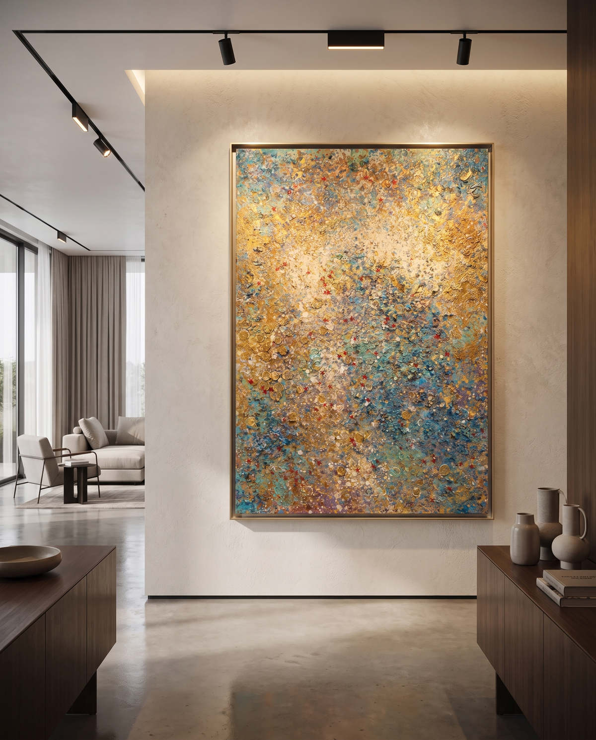 Earthy Static - Modern Luxury Wallart