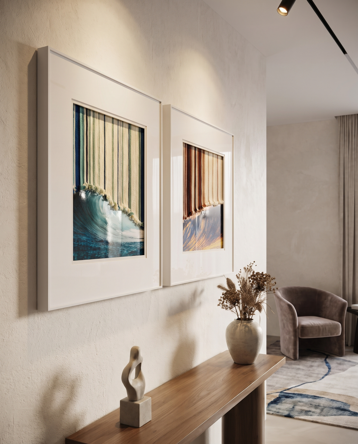 Echoes of the Surf - Modern Luxury Wallart