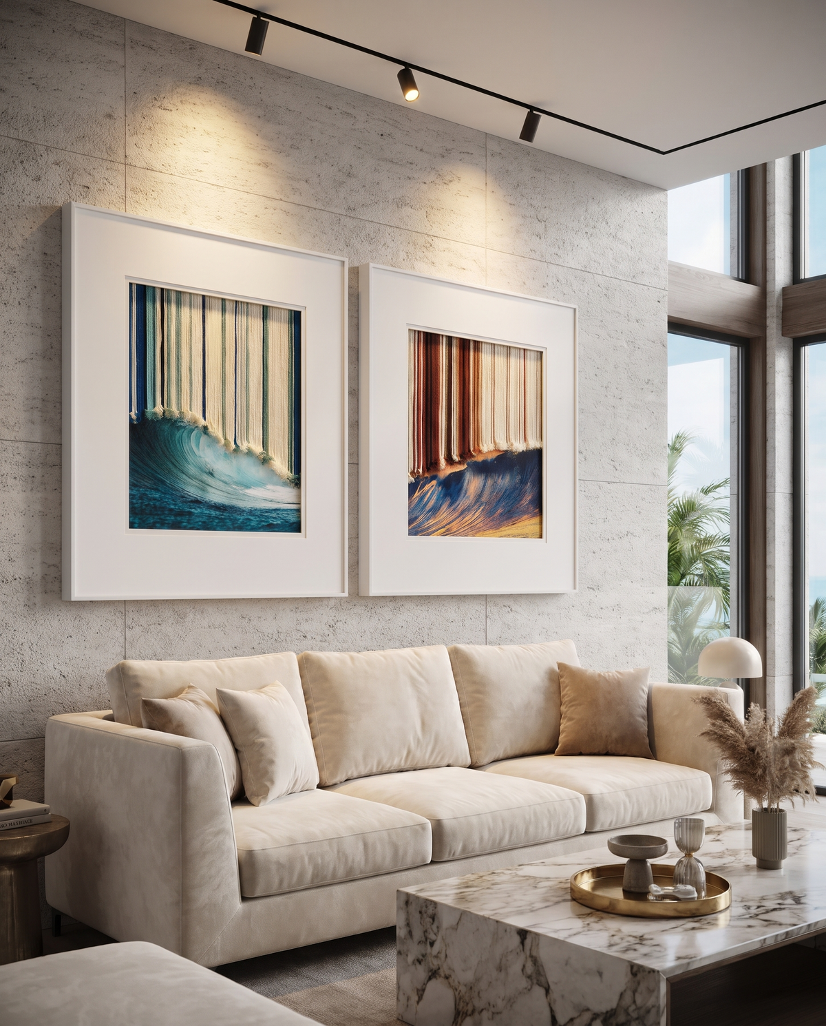 Echoes of the Surf - Modern Luxury Wallart