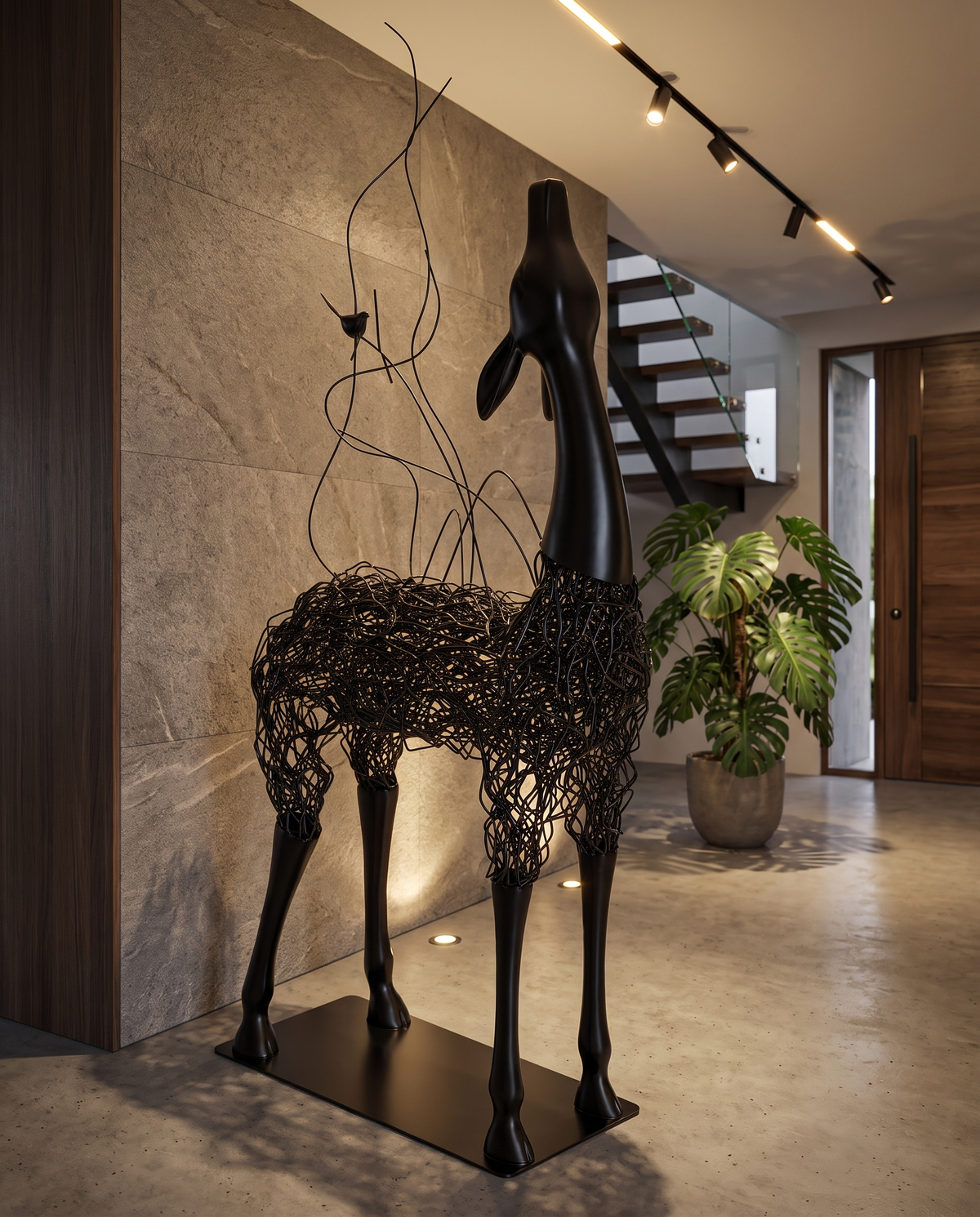 Echoing Herd Deer Large Sculpture