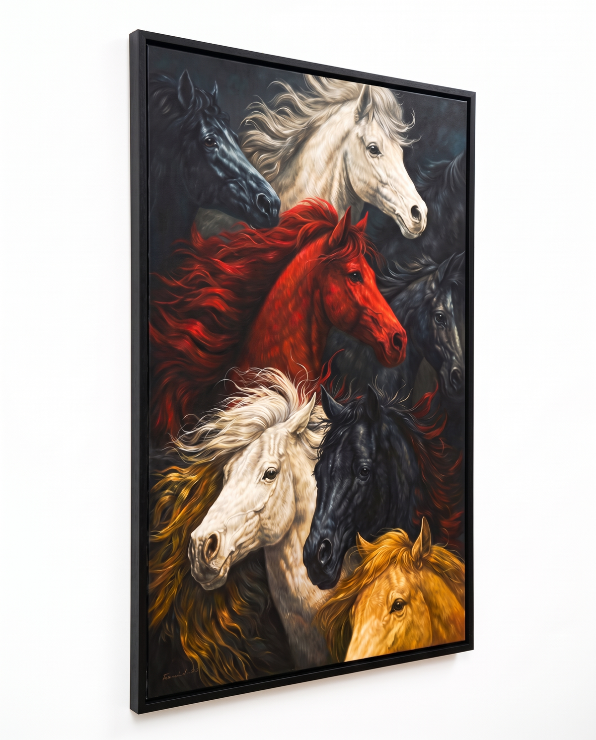 Equestrian Symphony - Modern Luxury Wallart