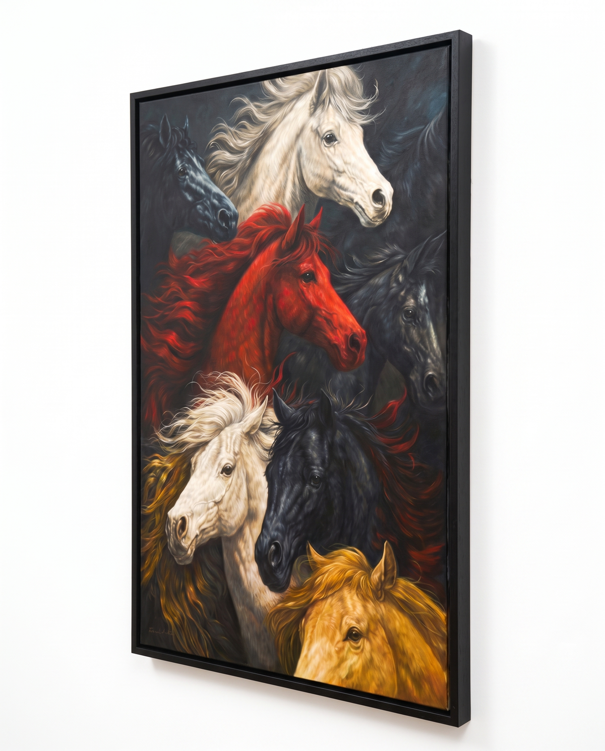 Equestrian Symphony - Modern Luxury Wallart