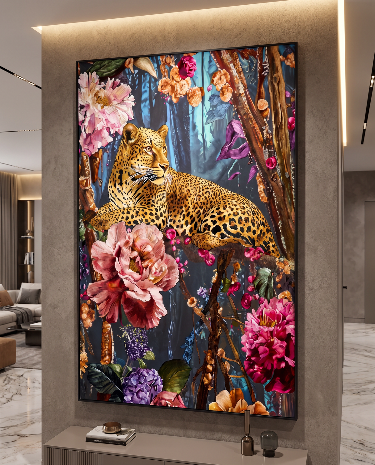 Flora & Feline - Luxury Embroidered Wallart