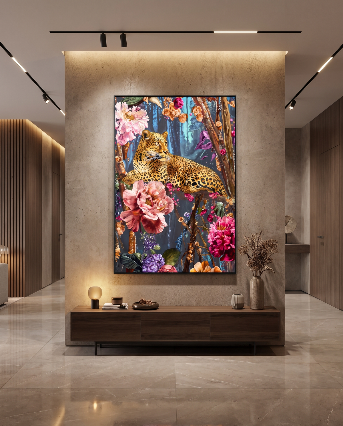 Flora & Feline - Luxury Embroidered Wallart