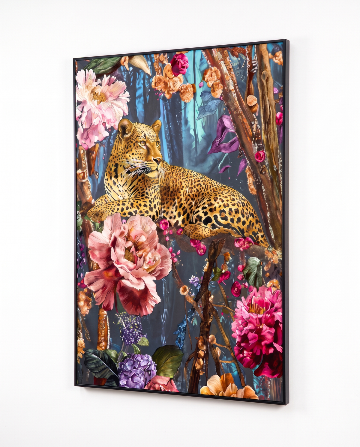 Flora & Feline - Luxury Embroidered Wallart