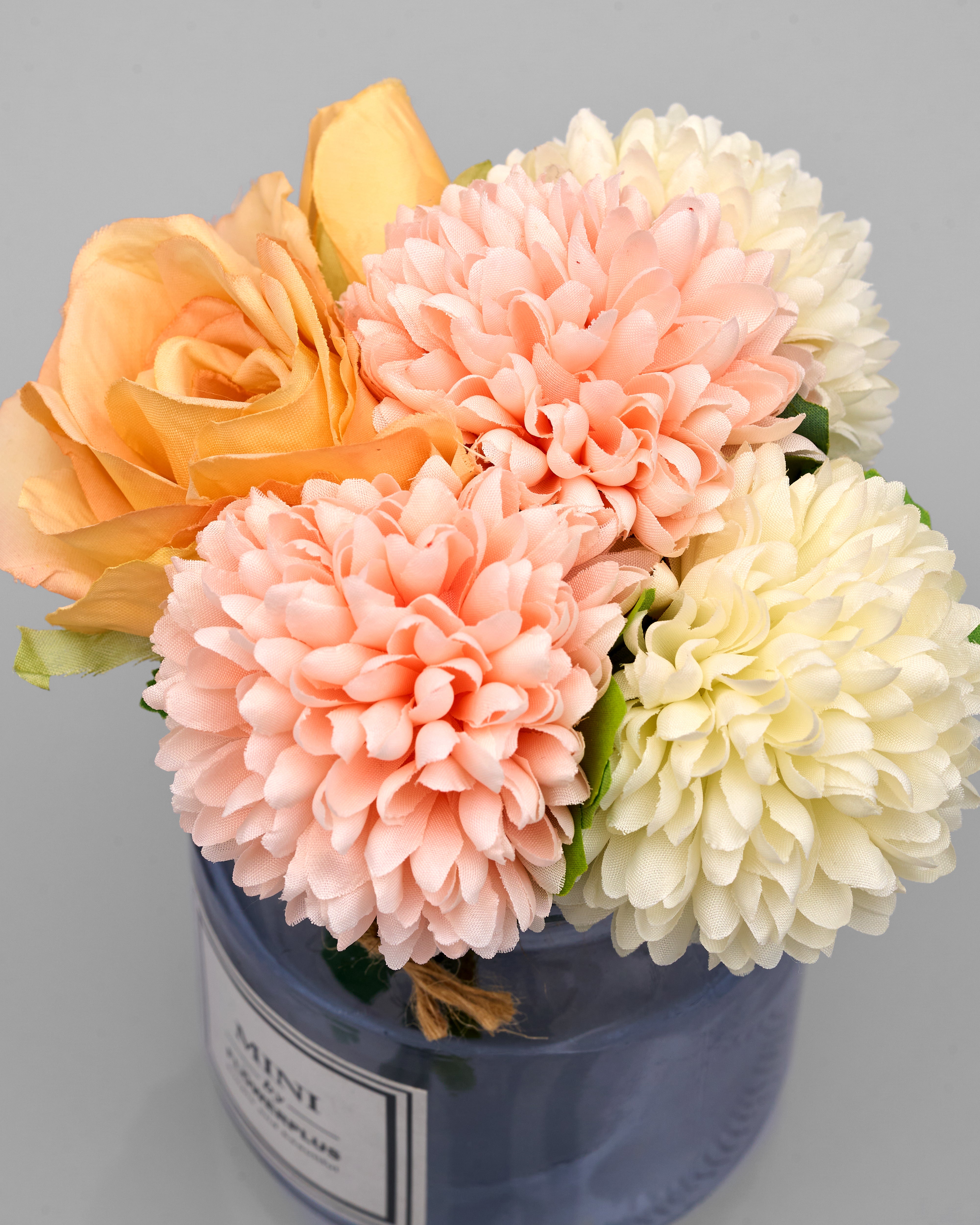 Florava Mixed Artificial Flowering Plant flowers closeup