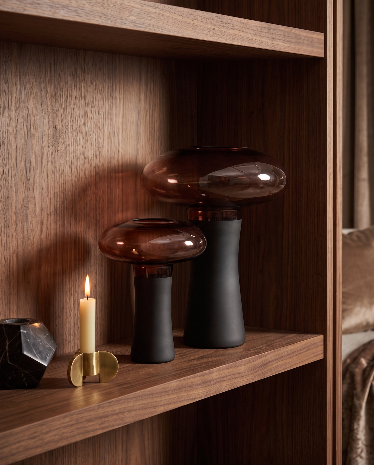 Garnet Canopy Vase Set