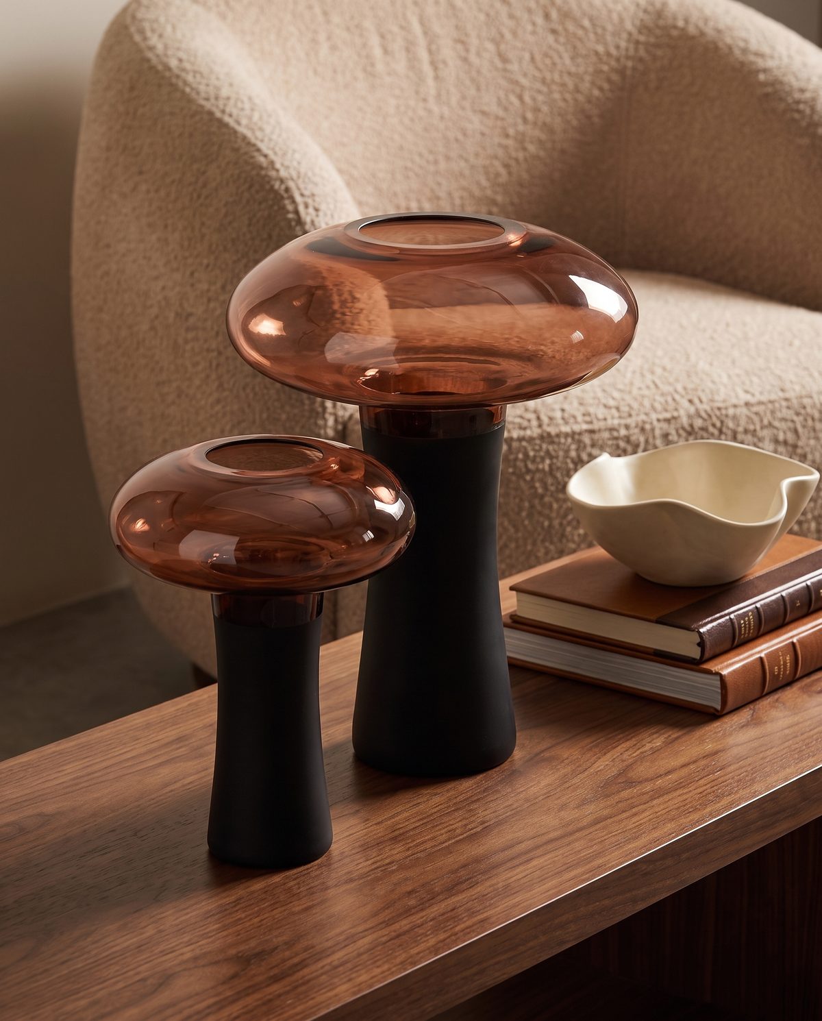 Garnet Canopy Vase Set