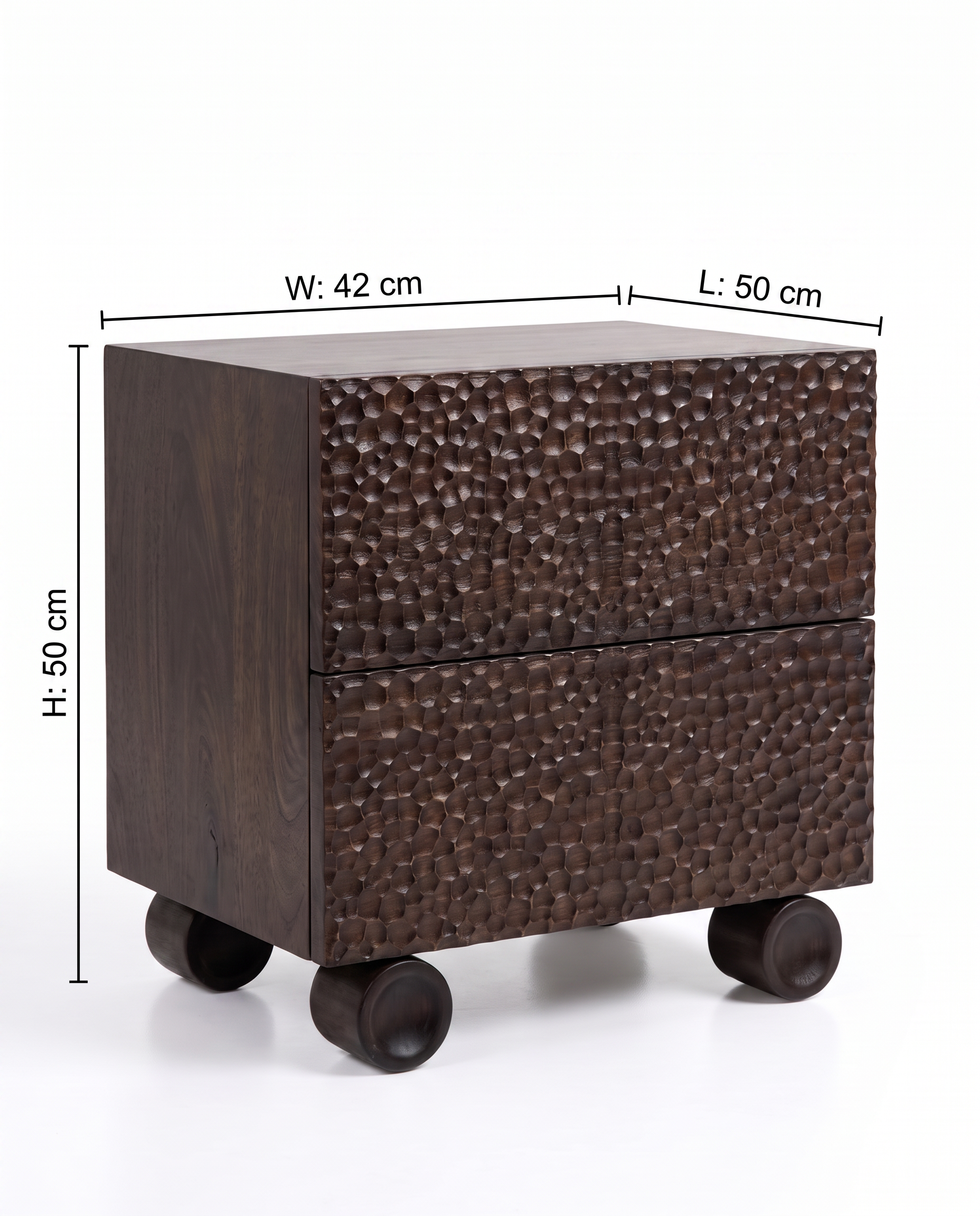 Garrison Nightstand Bedside Table(Set of 2)