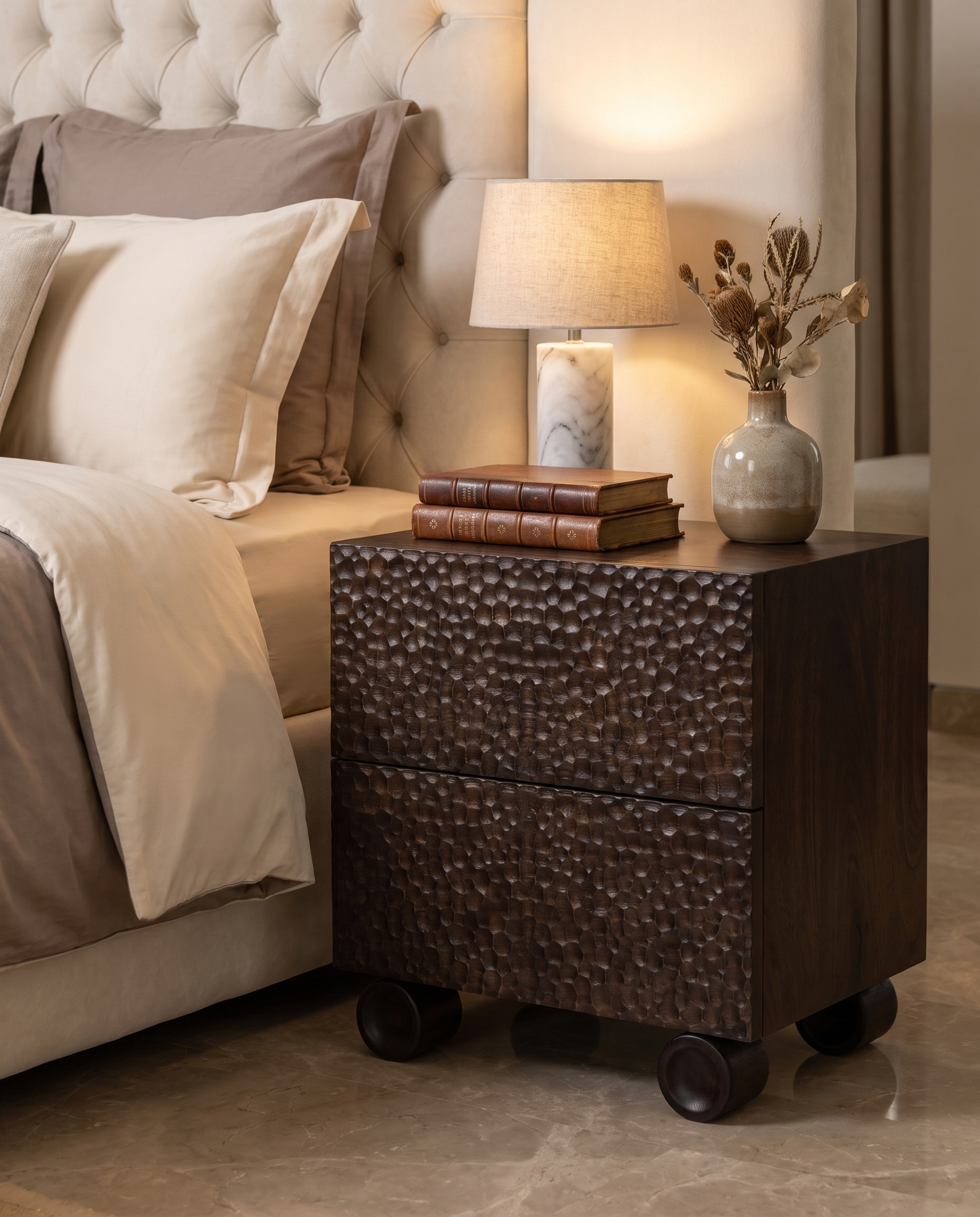Garrison Nightstand Bedside Table(Set of 2)