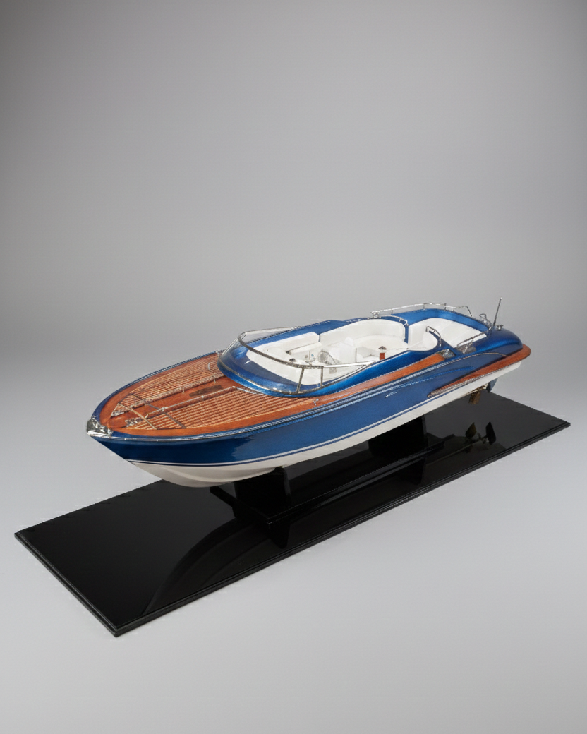 Riva Rama Sapphire Speedboat Model - Blue