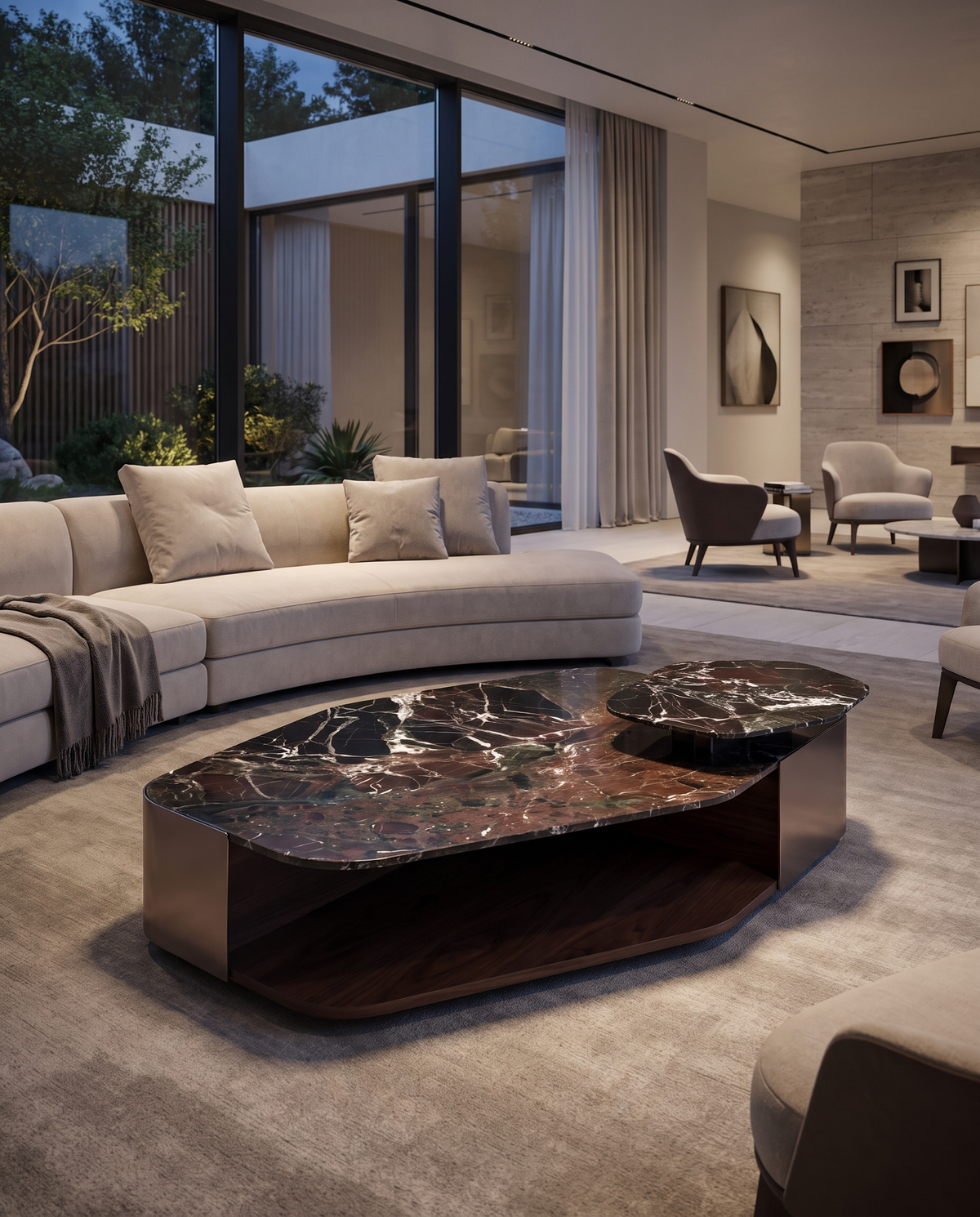 Giardino Segreto Luxury Modern Coffee Table