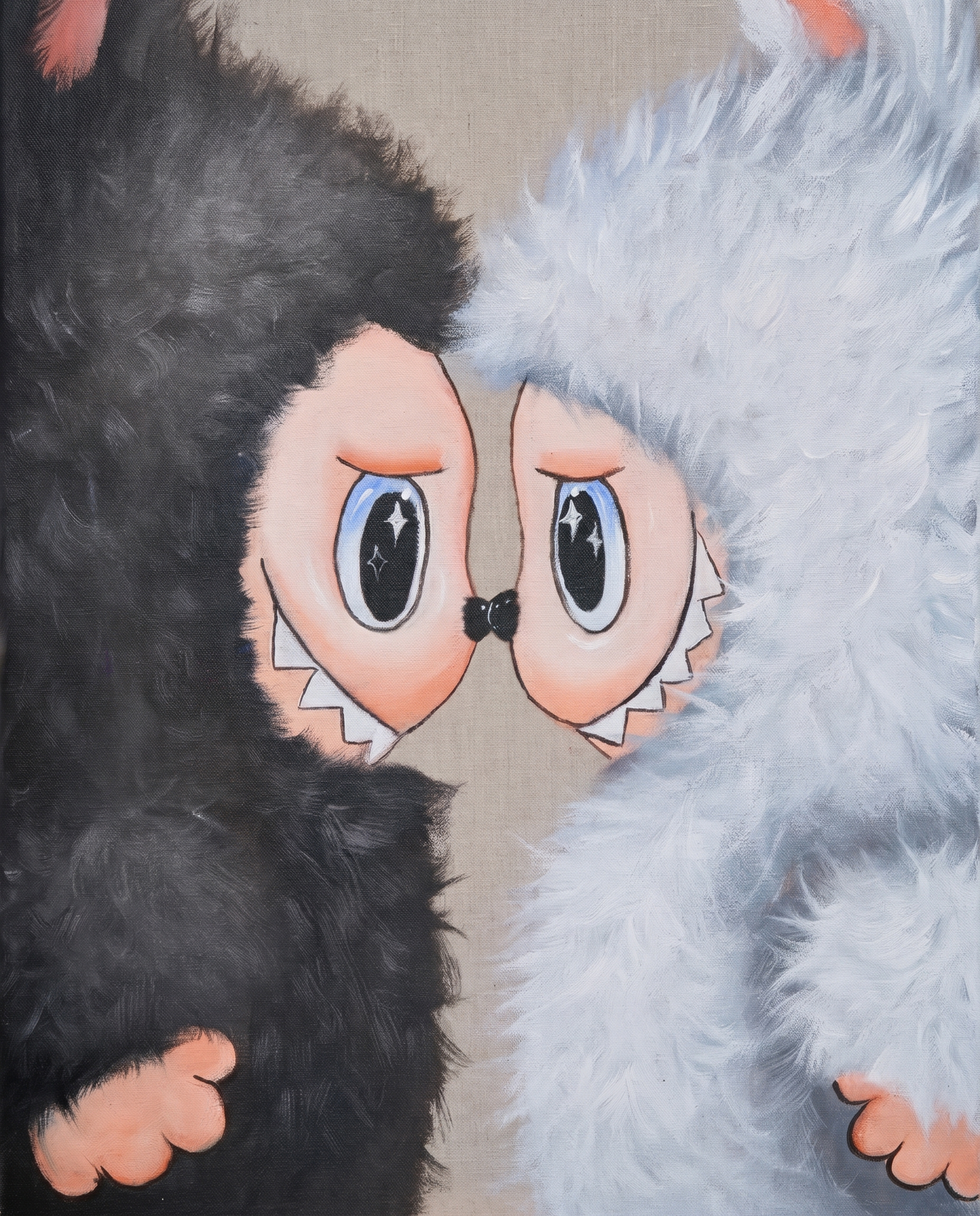 Gizmo & Pixie - Labubu Duo Wallart