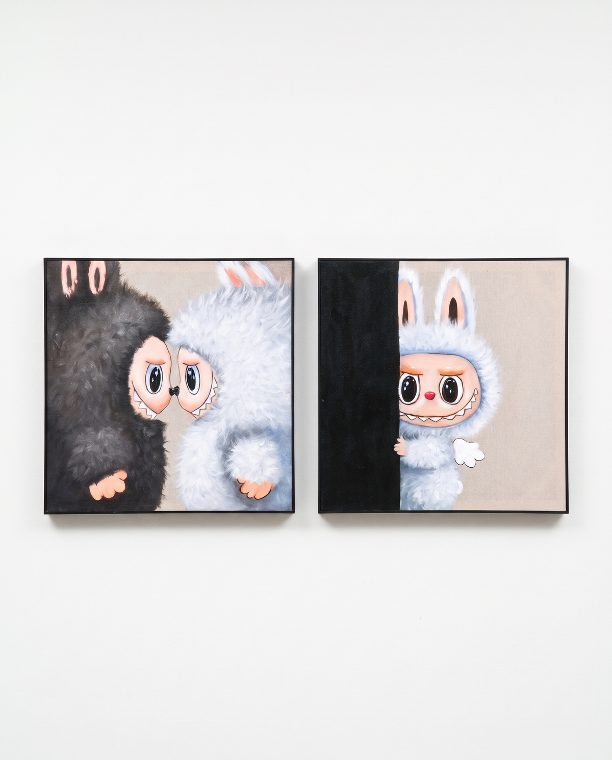 Gizmo & Pixie - Labubu Duo Wallart