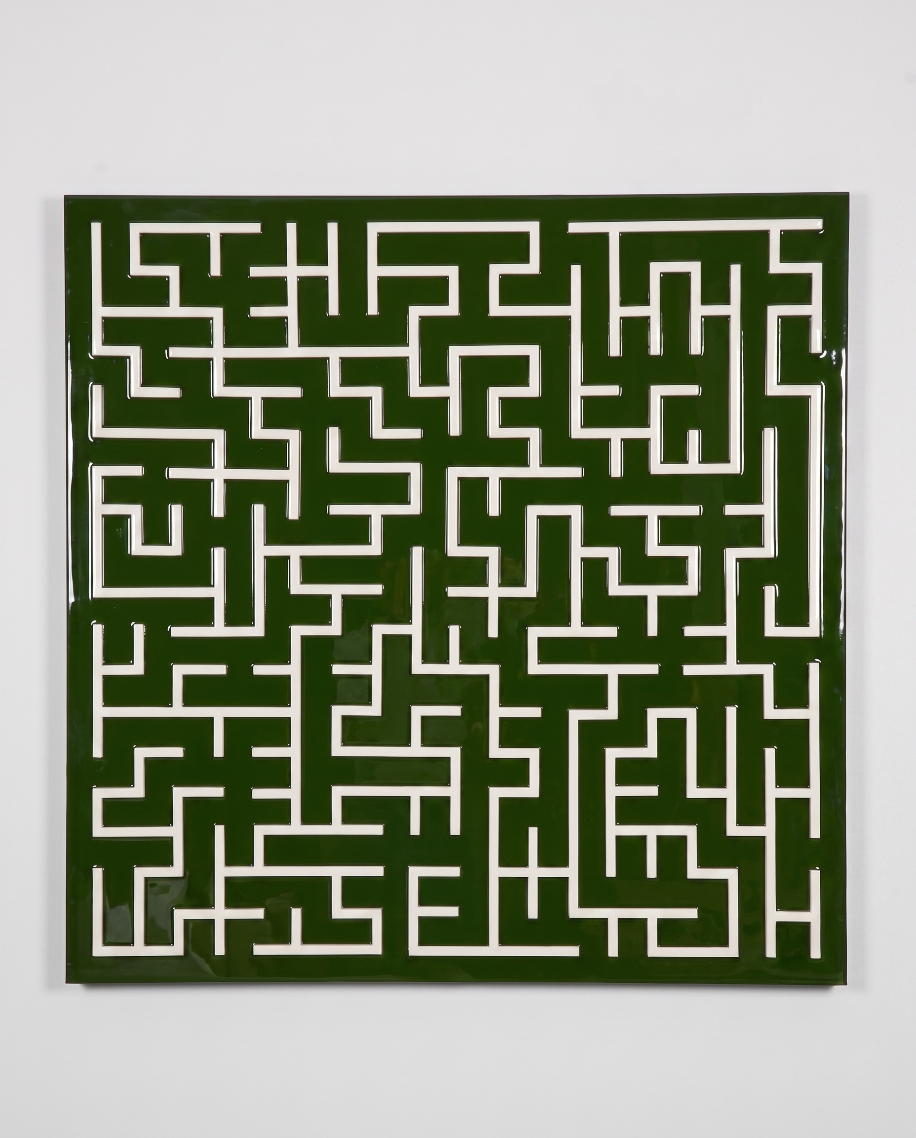 Harmony Maze Wall Art - Waiouru Green
