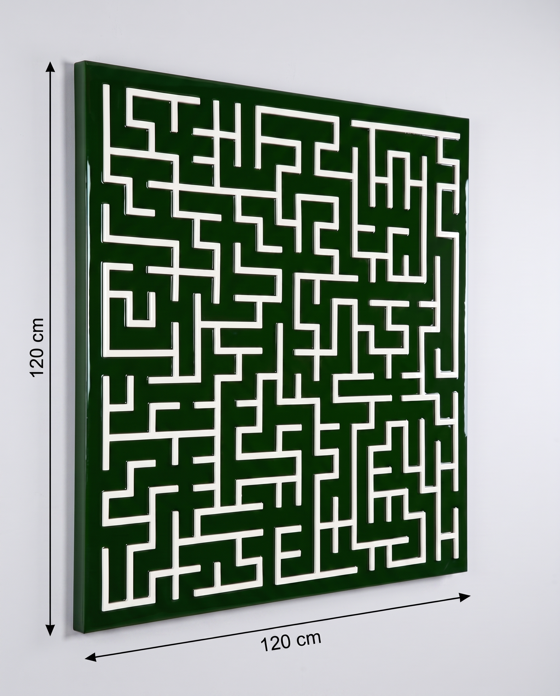 Harmony Maze Wall Art - Waiouru Green