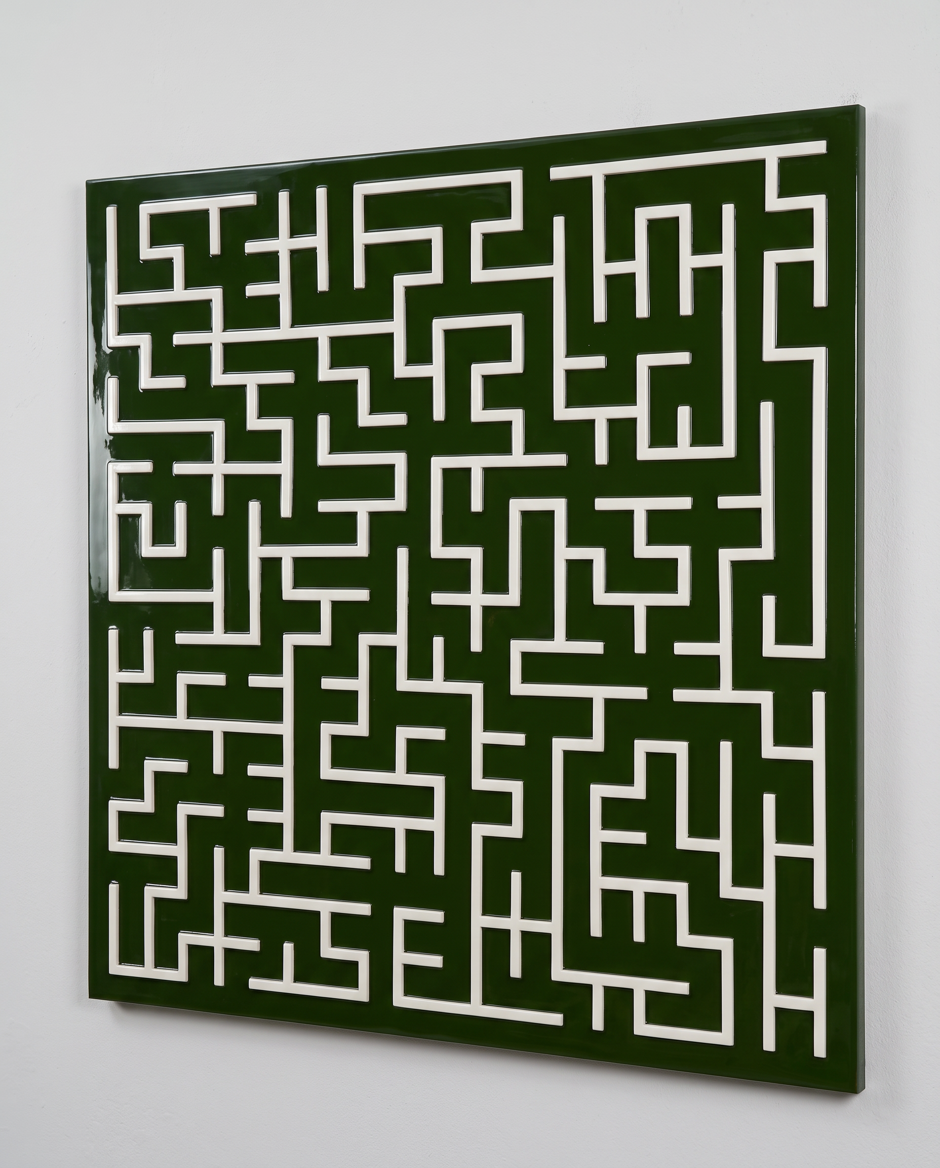 Harmony Maze Wall Art - Waiouru Green