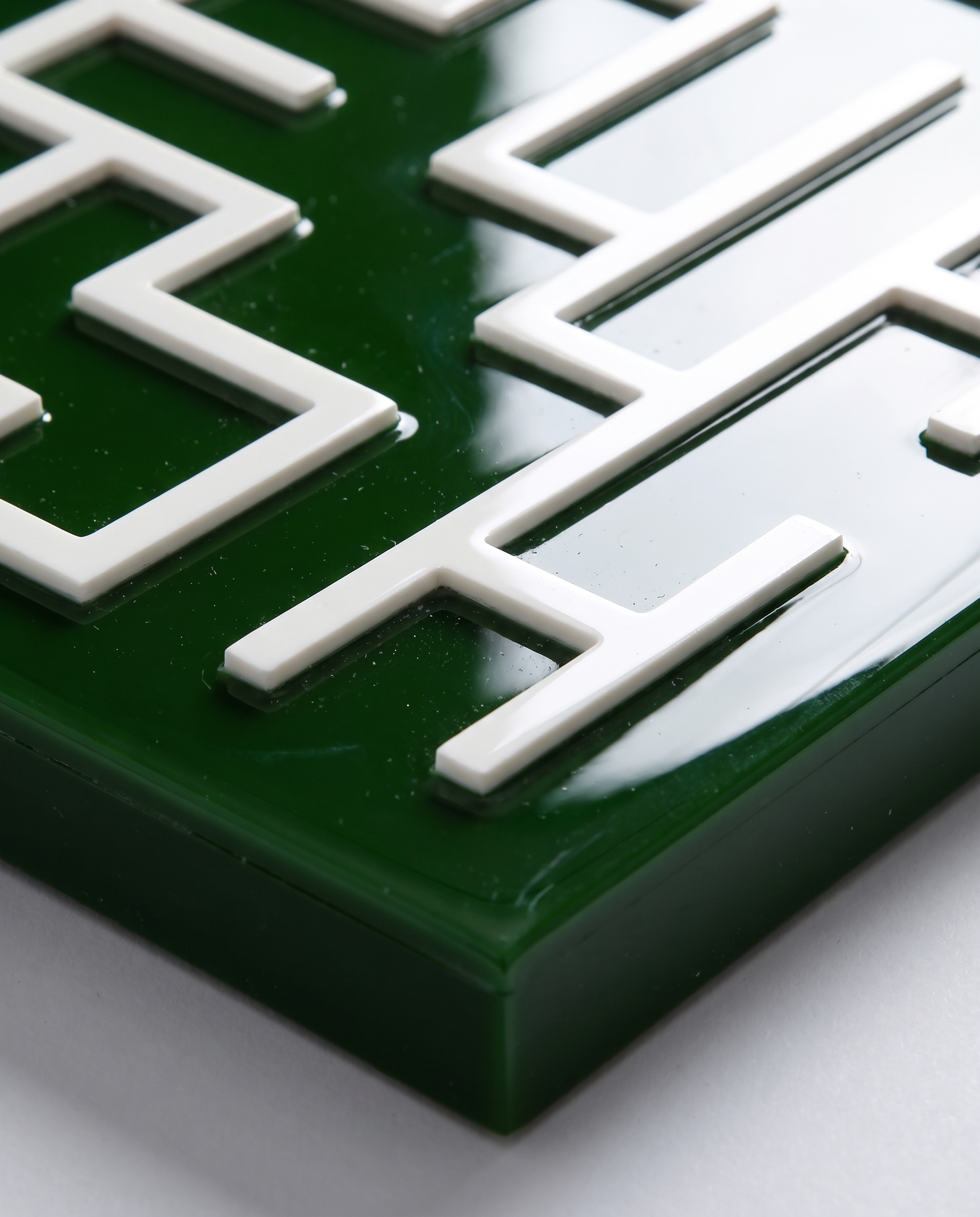 Harmony Maze Wall Art - Waiouru Green