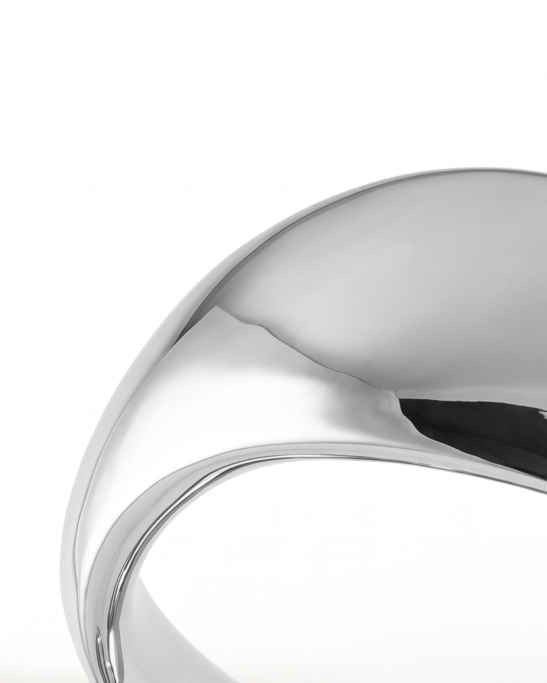 Infinity Ribbon Stainless Steel Large Sculpture
