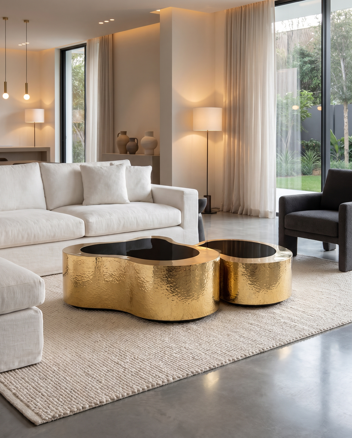 Lagoon Gold Nesting Coffee Table