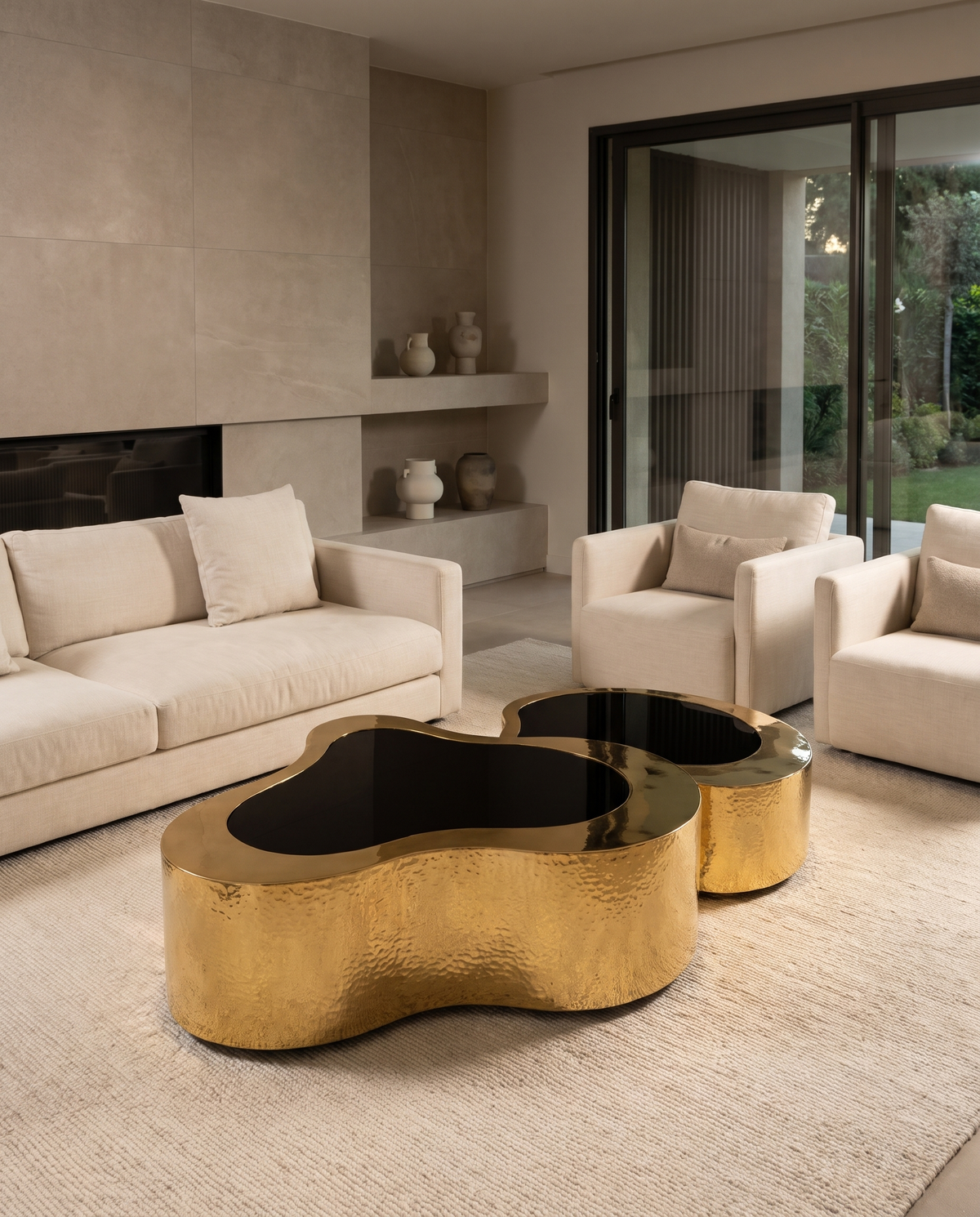 Lagoon Gold Nesting Coffee Table