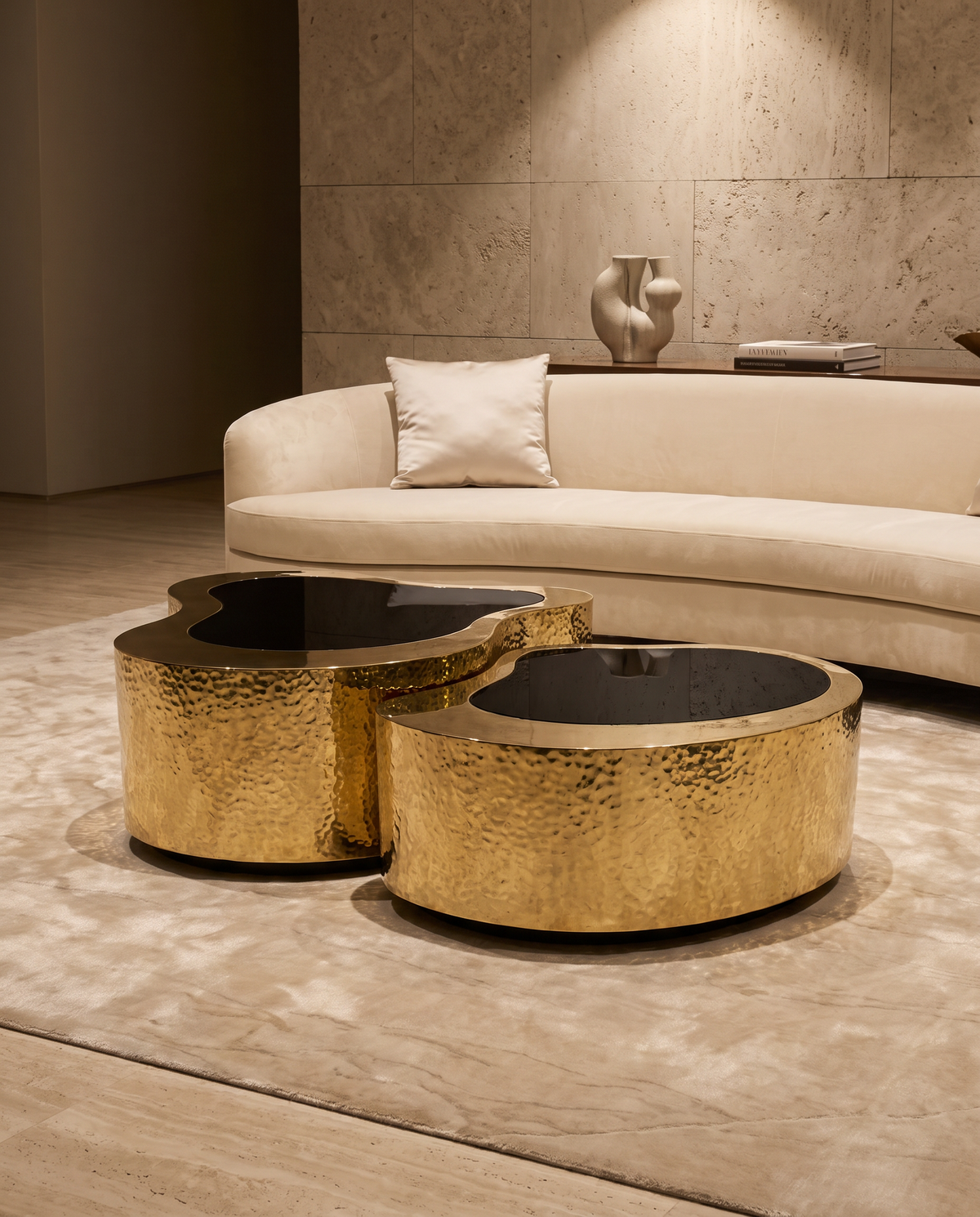 Lagoon Gold Nesting Coffee Table