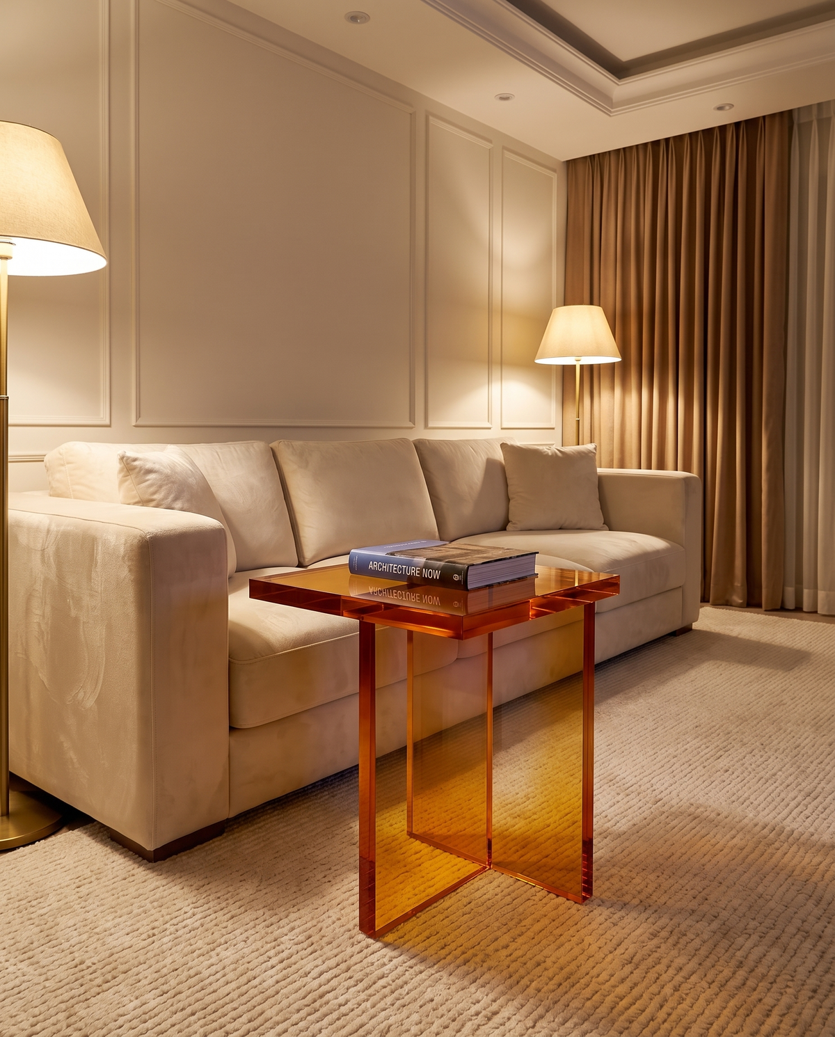 Lucent Lux Acrylic Side Table