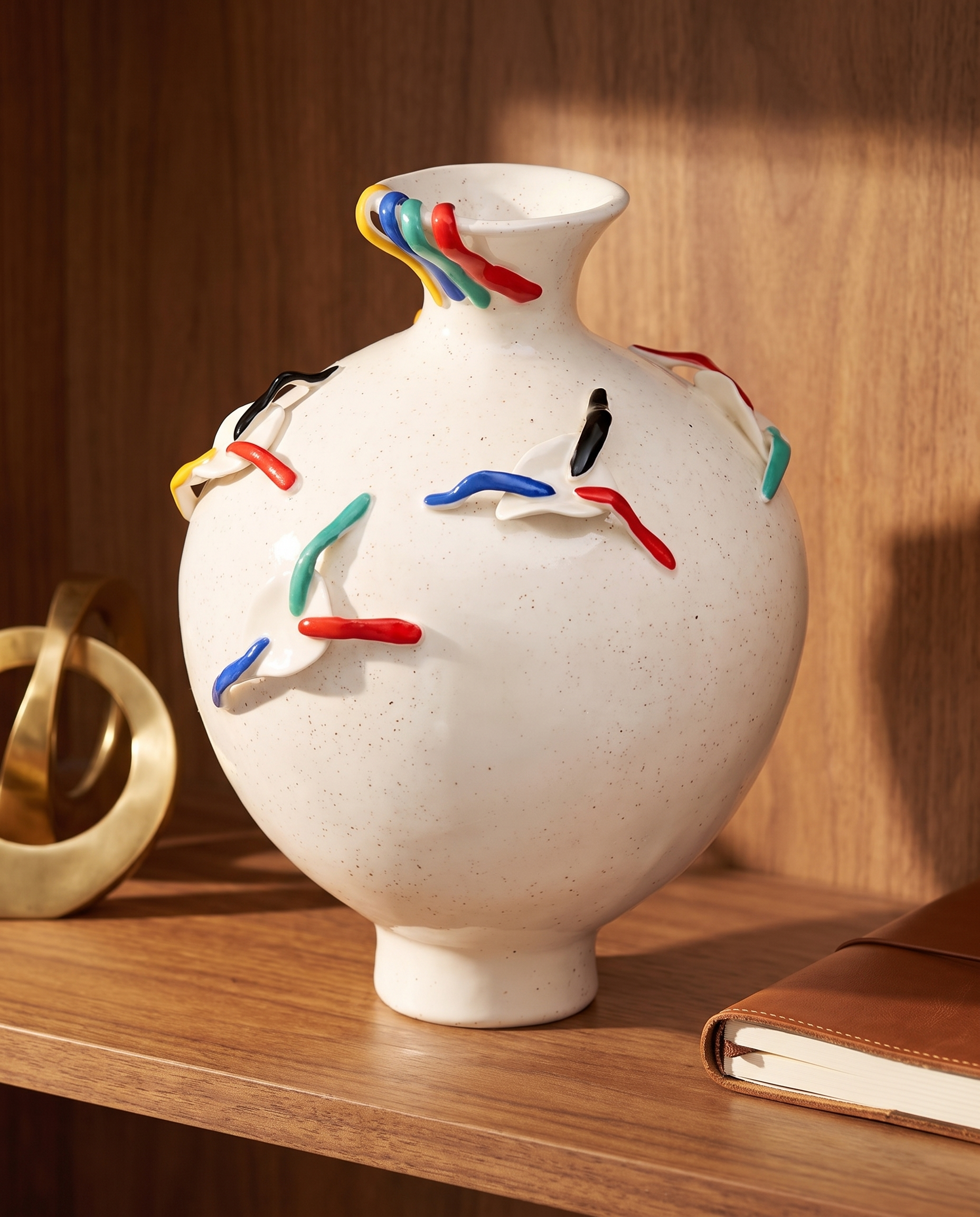Luna Glaze Ceramic Vase