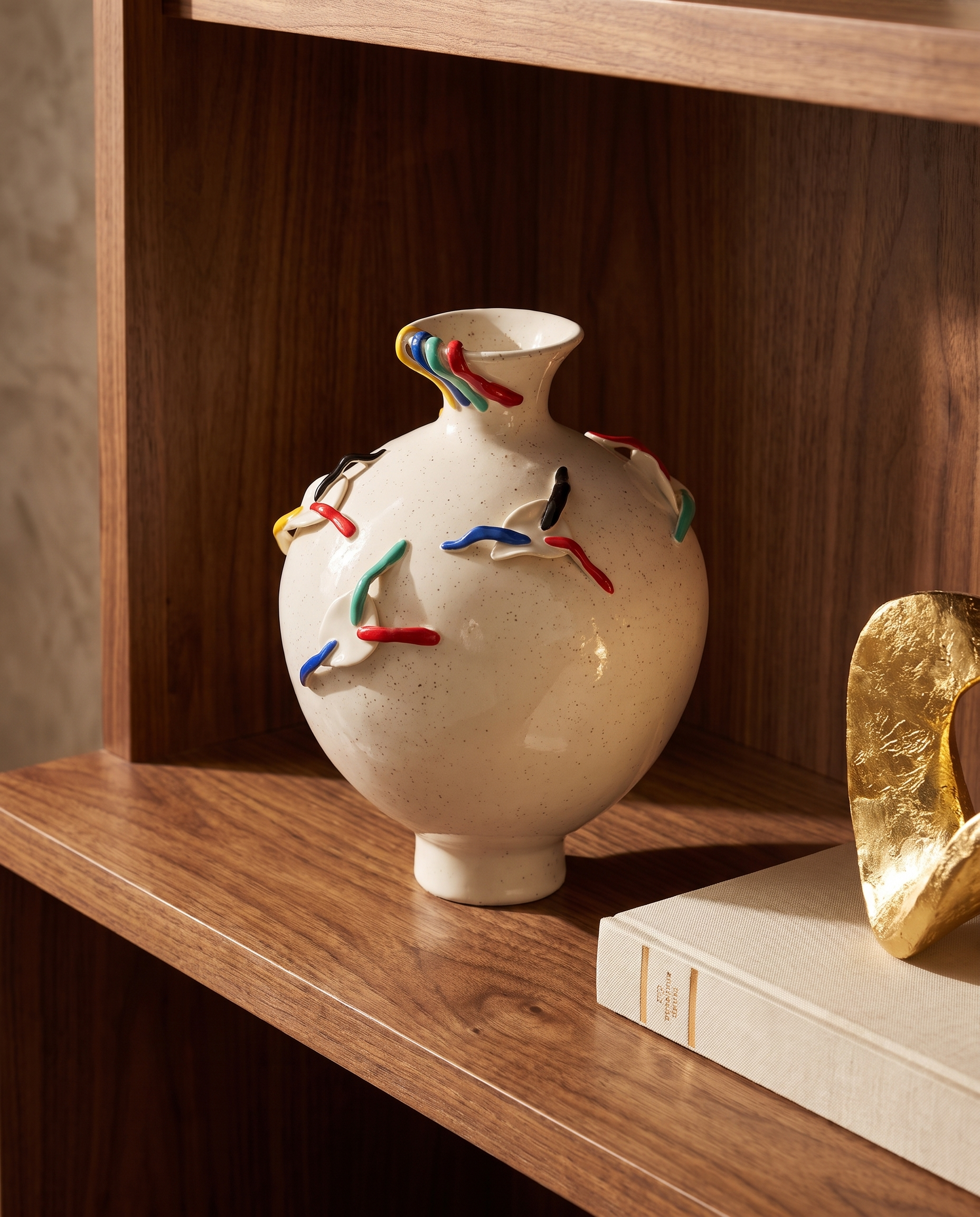 Luna Glaze Ceramic Vase